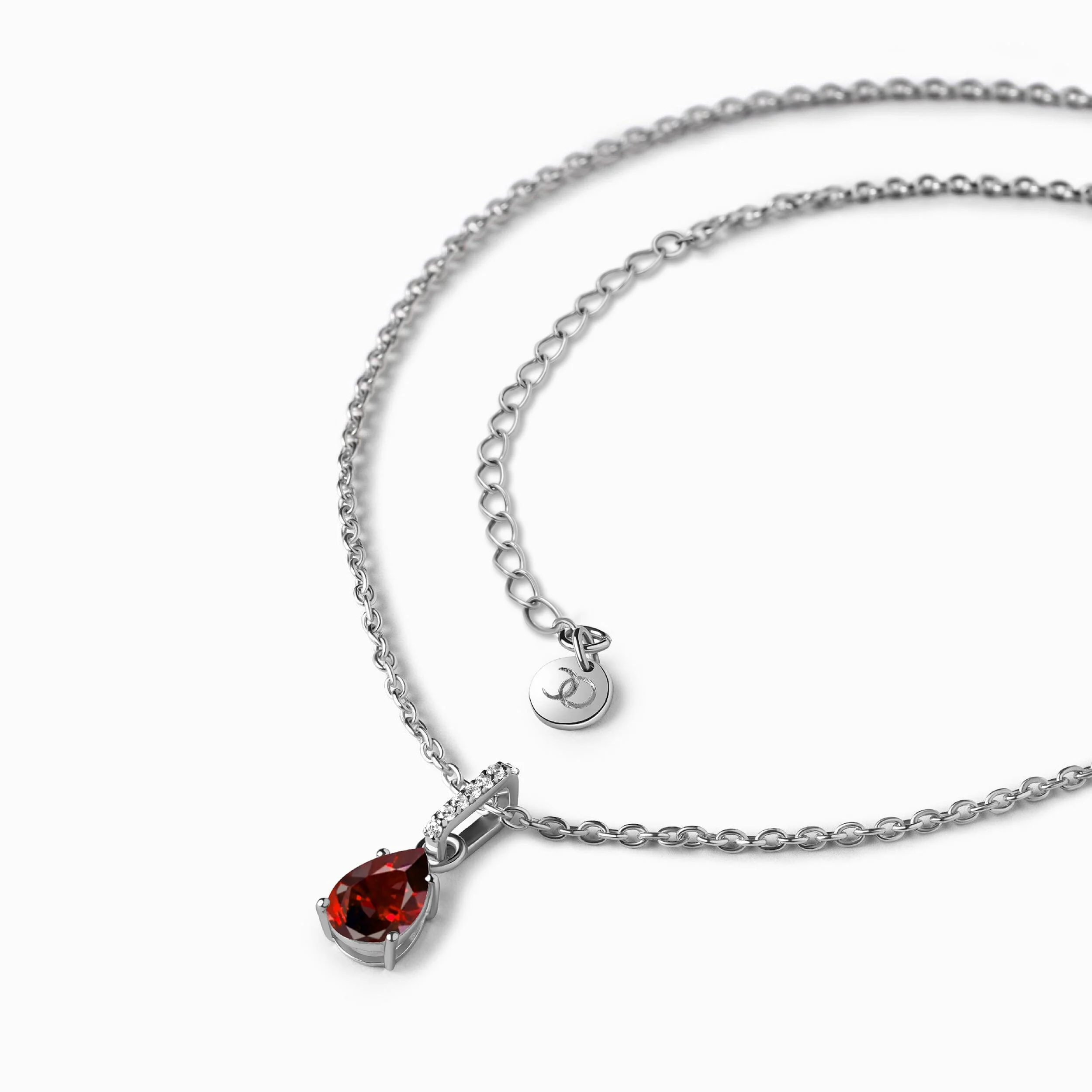 Capricorn Zodiac & January Birthstone Necklaces - Image 12