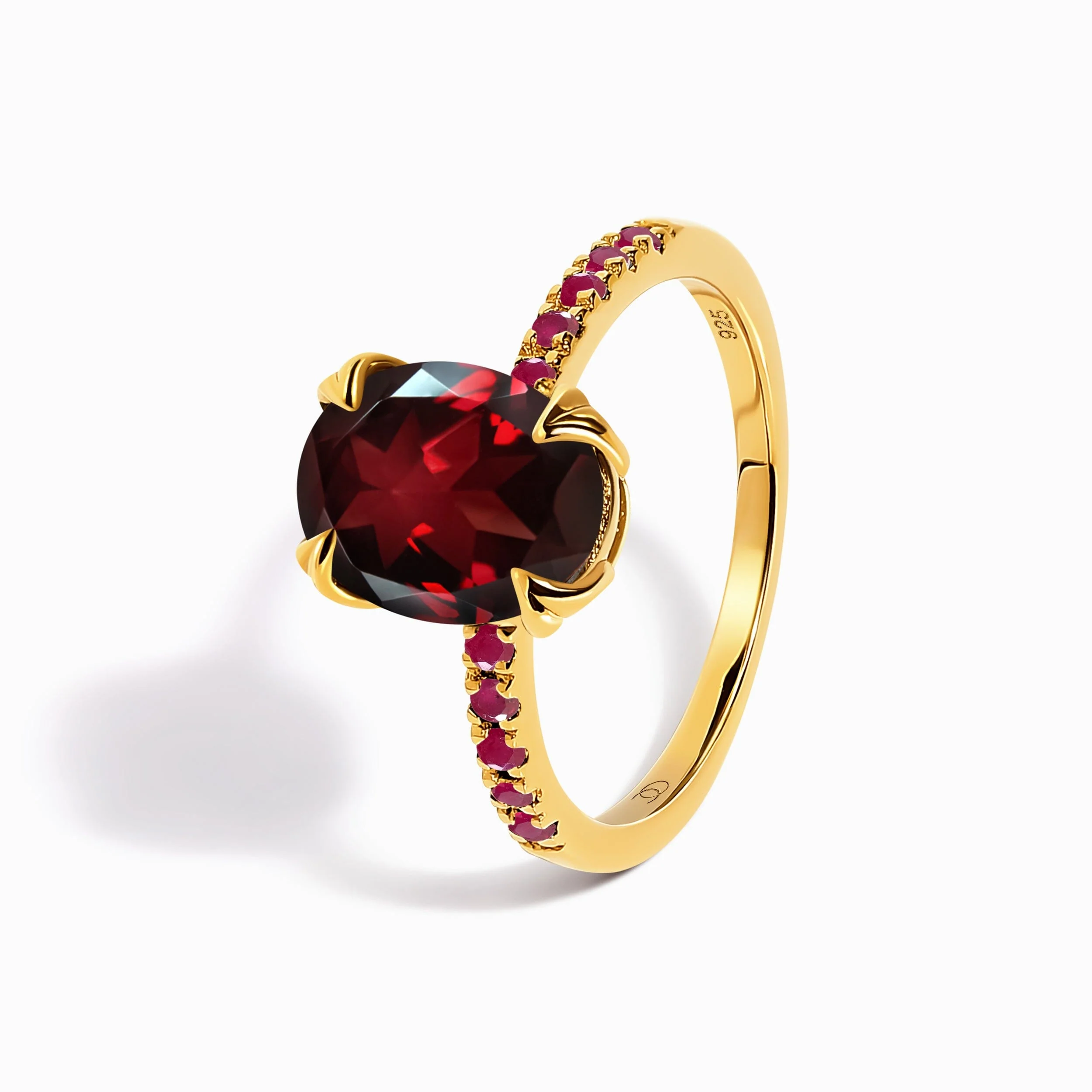 Garnet Ruby Ring - Harlow - Image 14