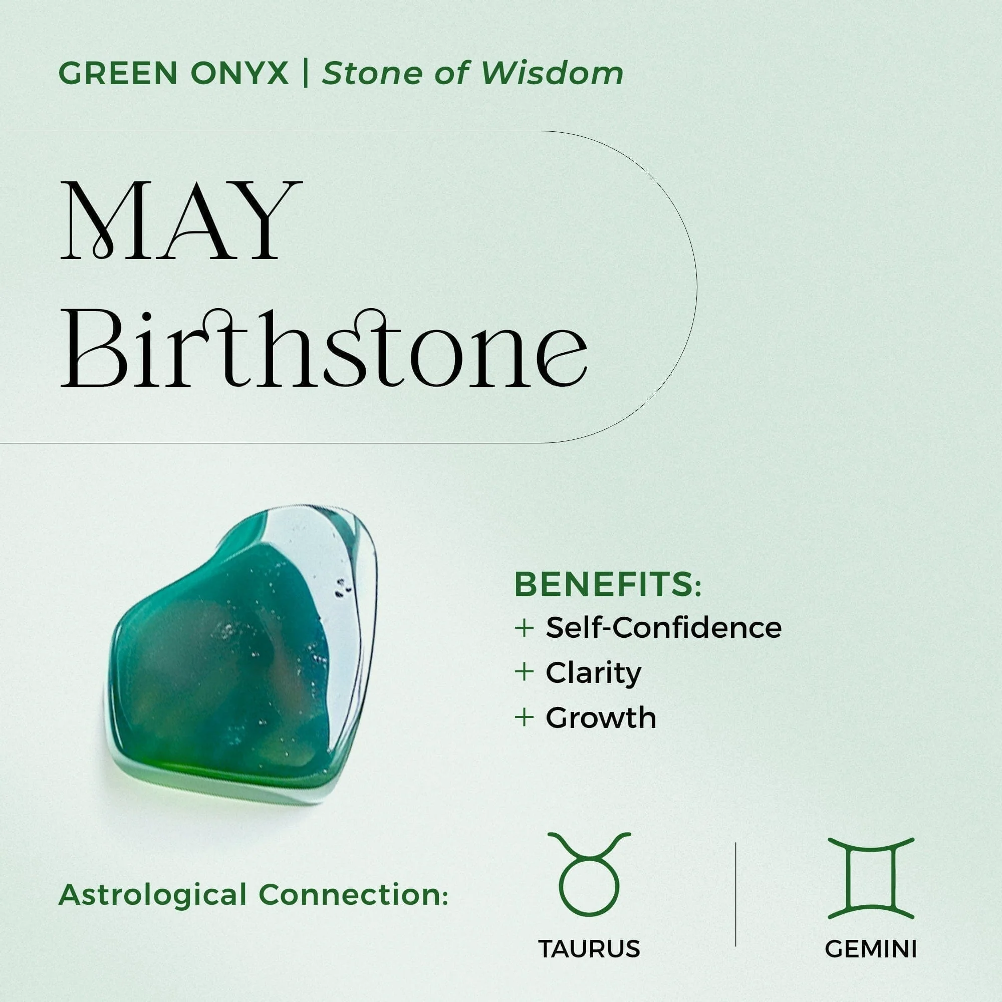 Green Onyx Necklace - Solitaire - Image 7
