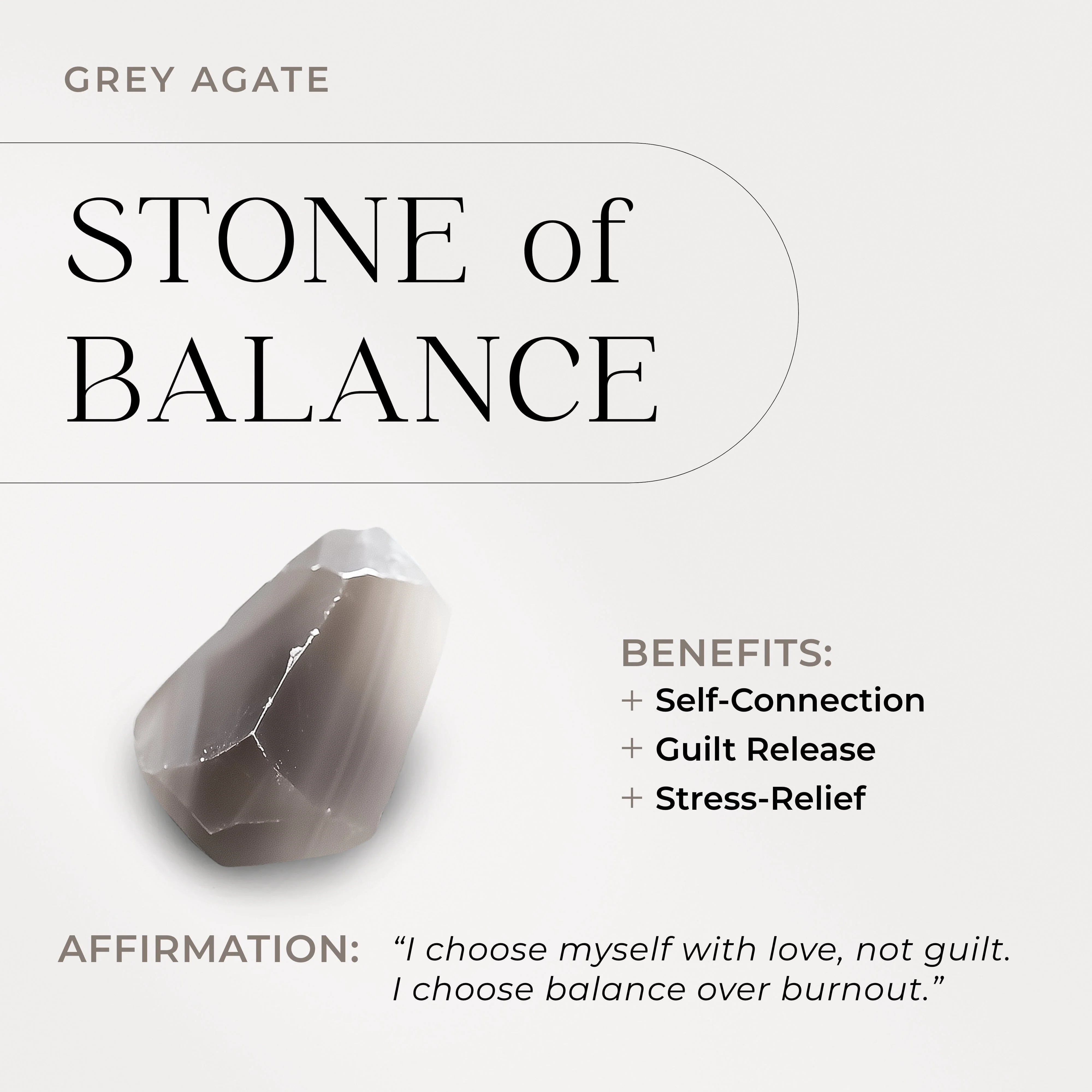 Crystal Ring - Enfolded Grey Agate - Image 7