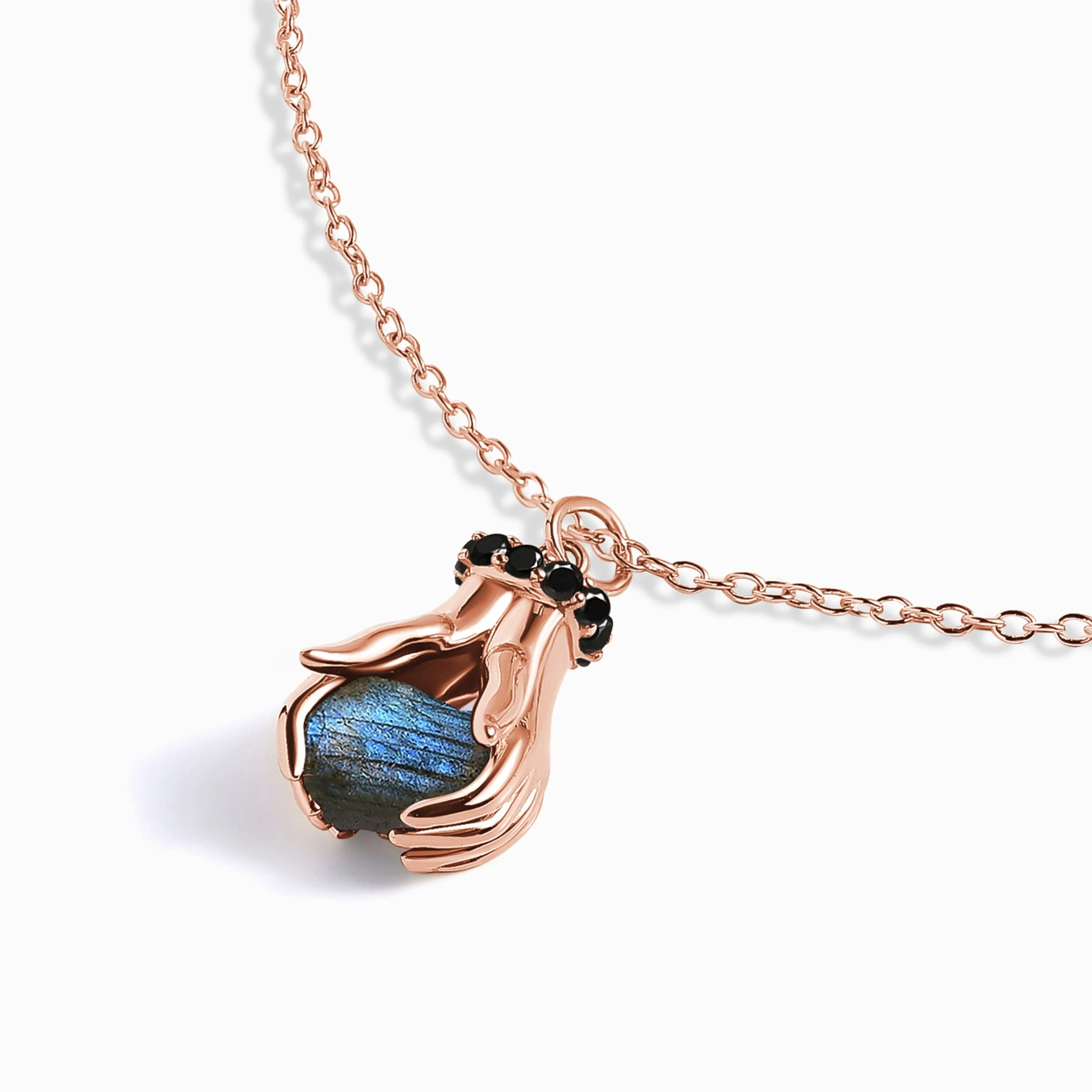 Labradorite Black Obsidian - Hold The Energy - Power - Image 4