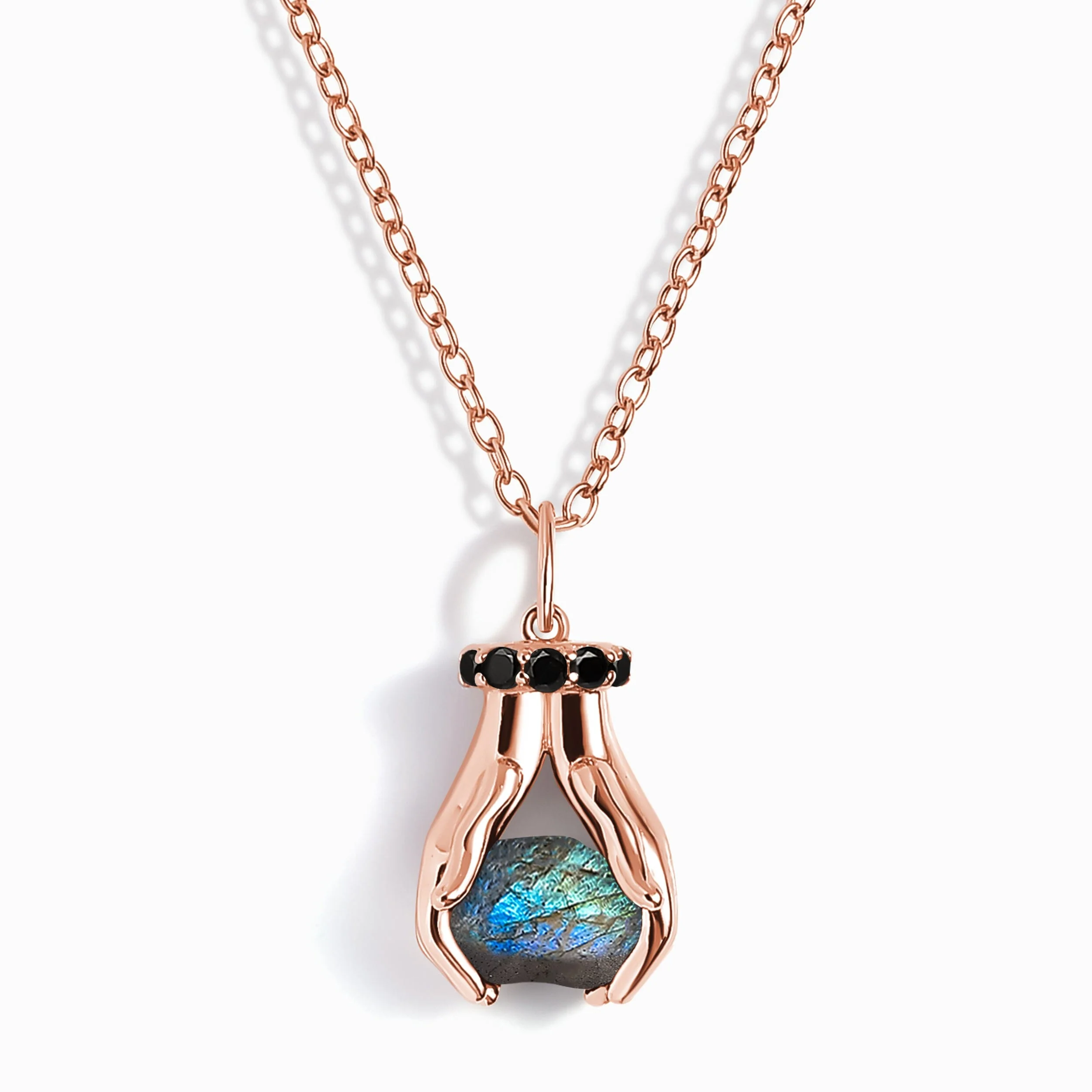 Labradorite Black Obsidian - Hold The Energy - Power - Image 6