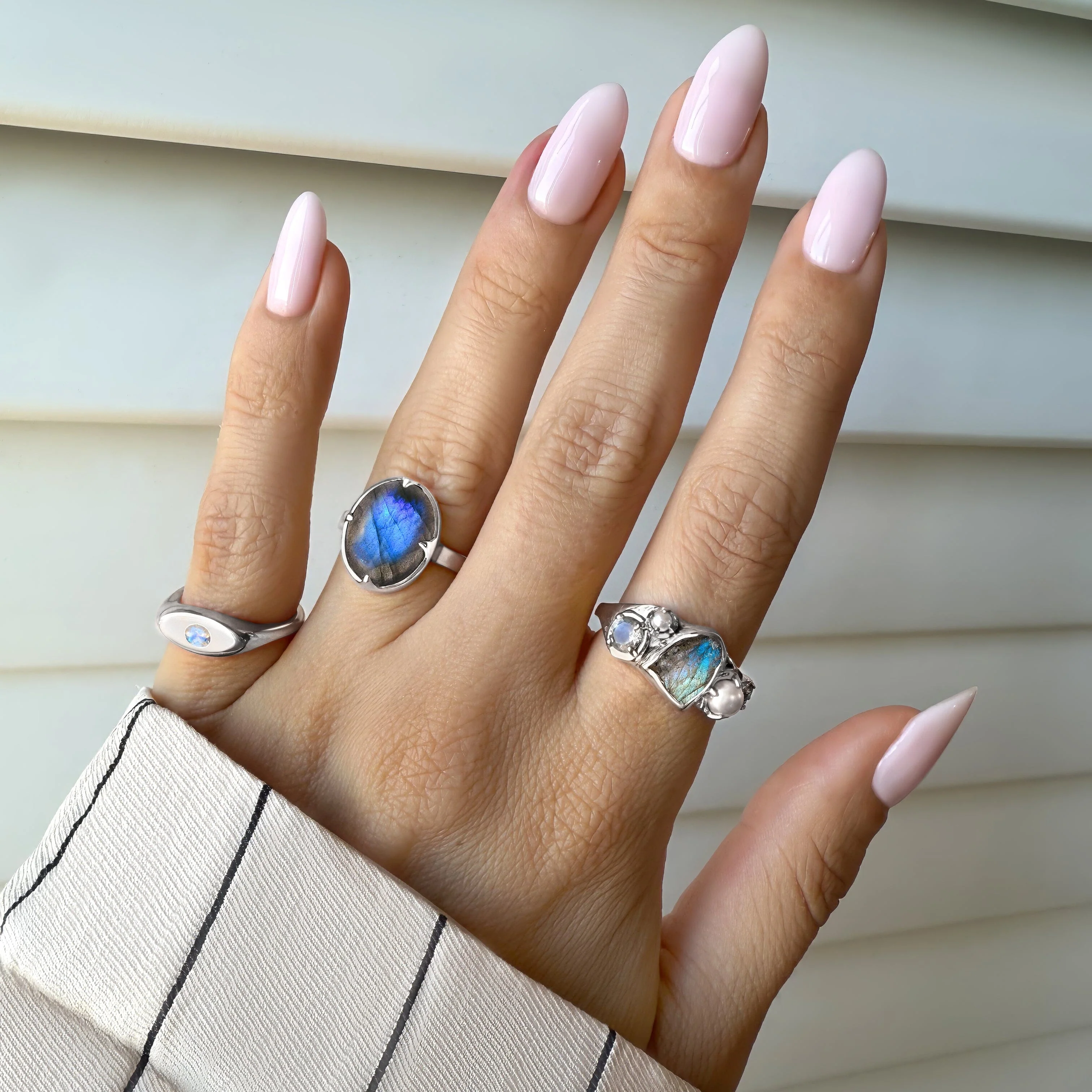 Labradorite Cabochon Ring - Aura - Image 9
