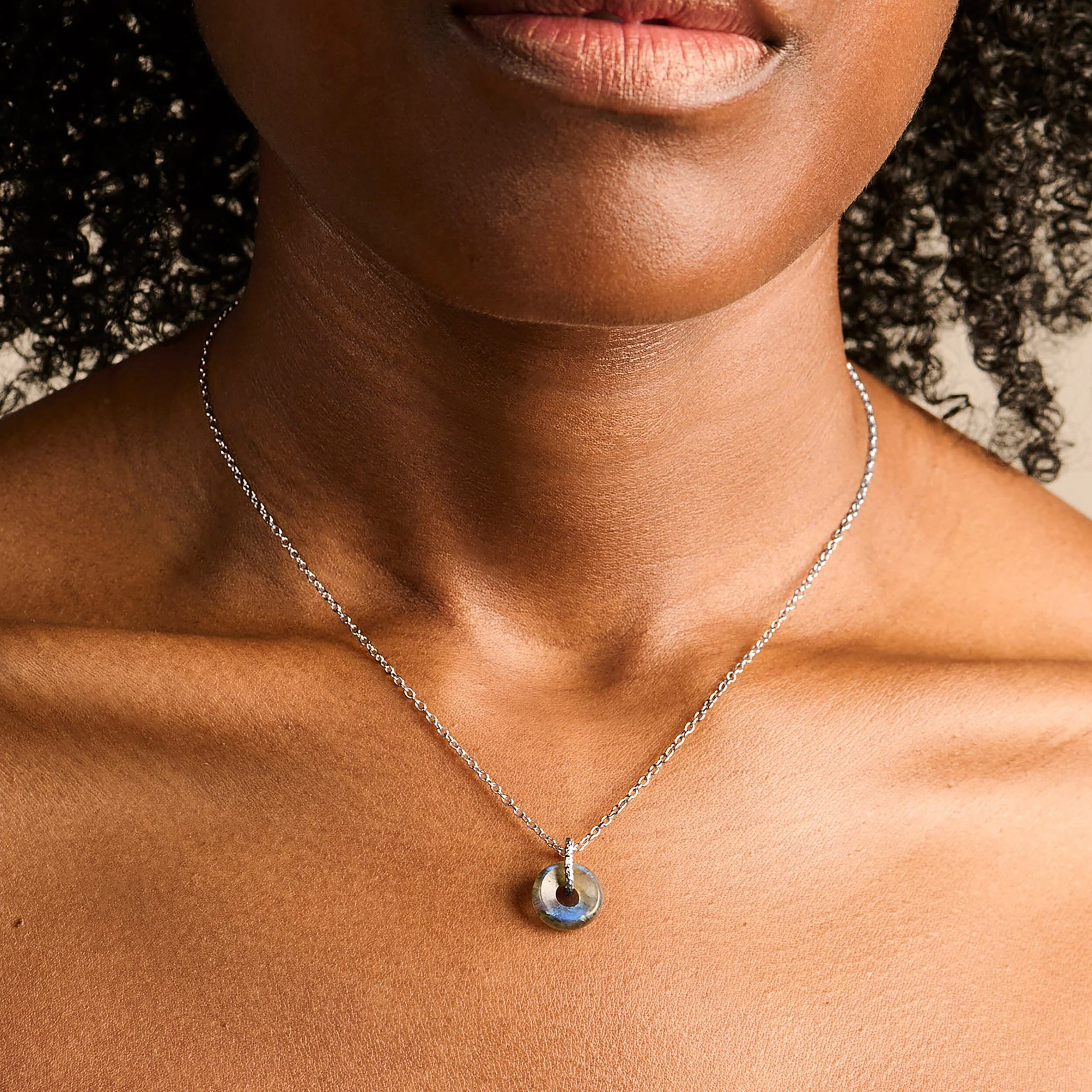 Labradorite Necklace - Aluna - Image 2