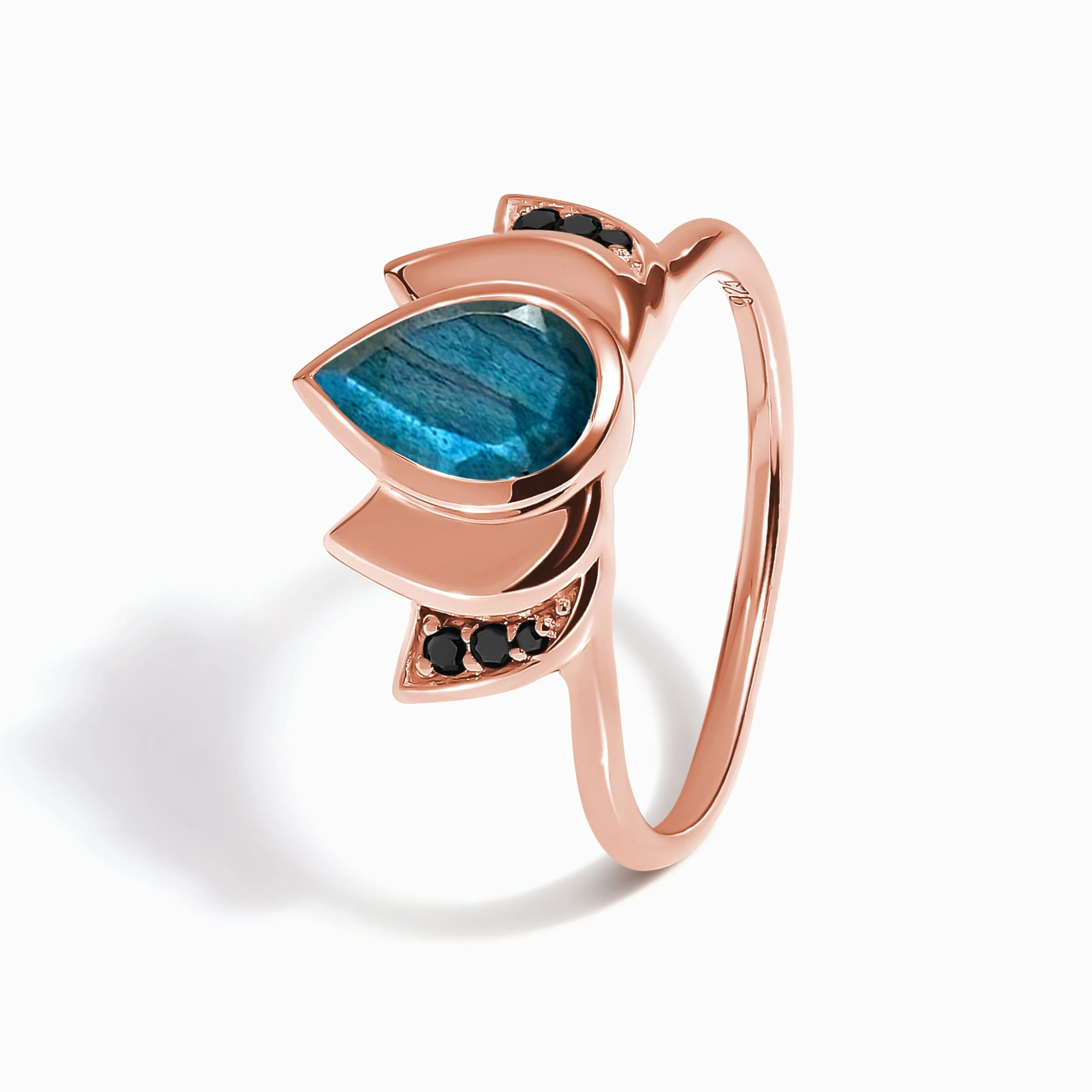 Labradorite Ring - Divine Lotus - Image 12