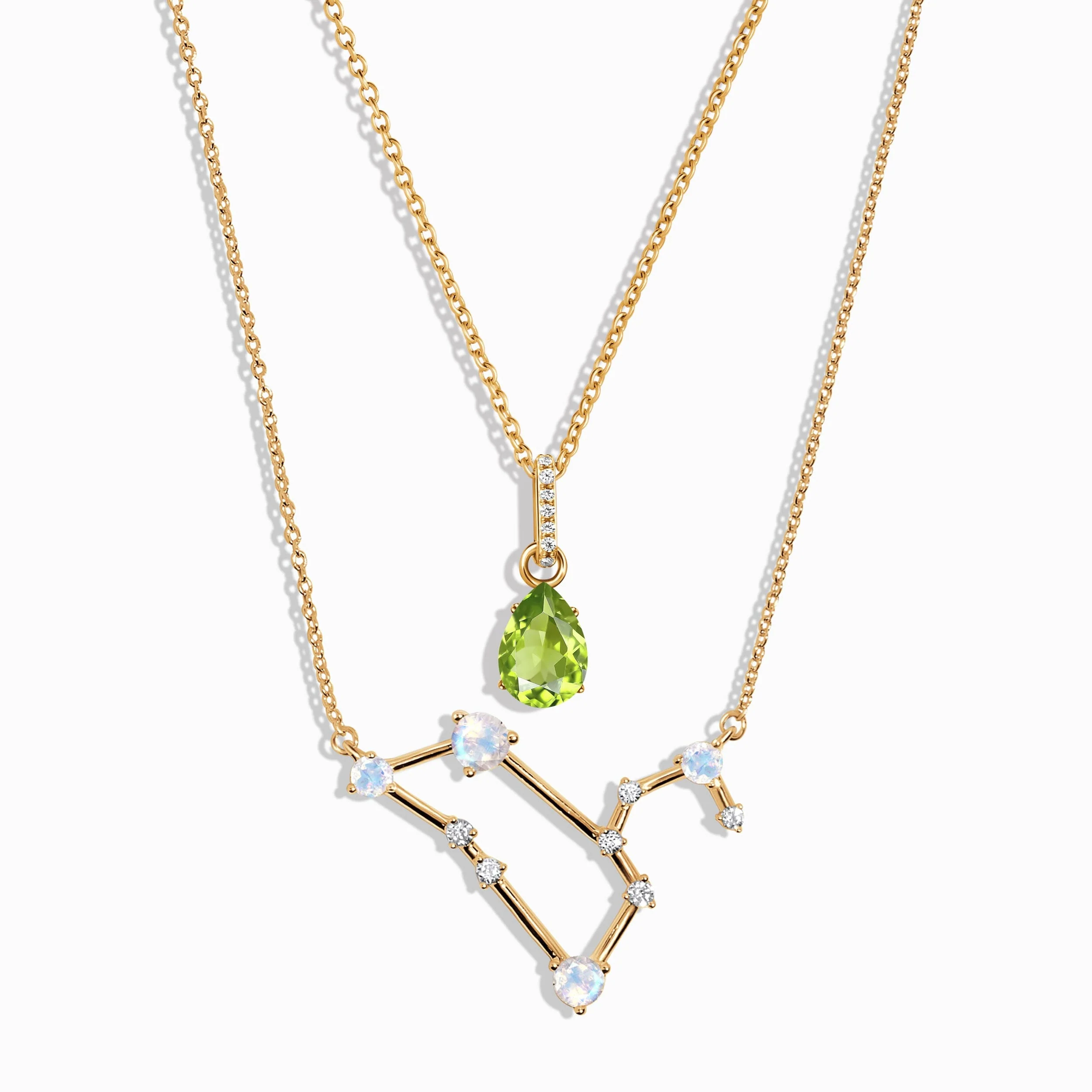 Leo Zodiac & August Birthstone Necklaces - Image 7