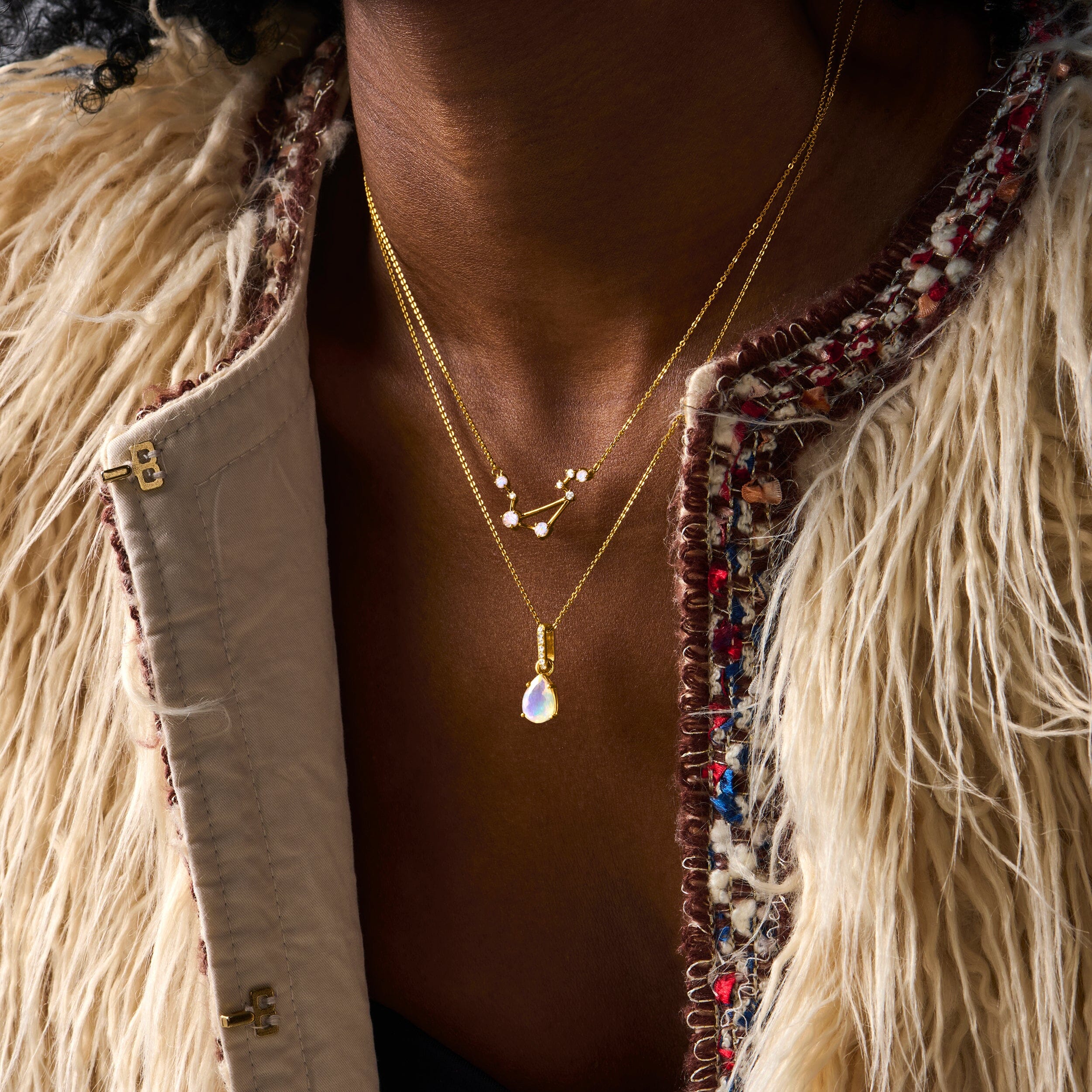 Libra Zodiac & October Birthstone Necklaces - Image 8