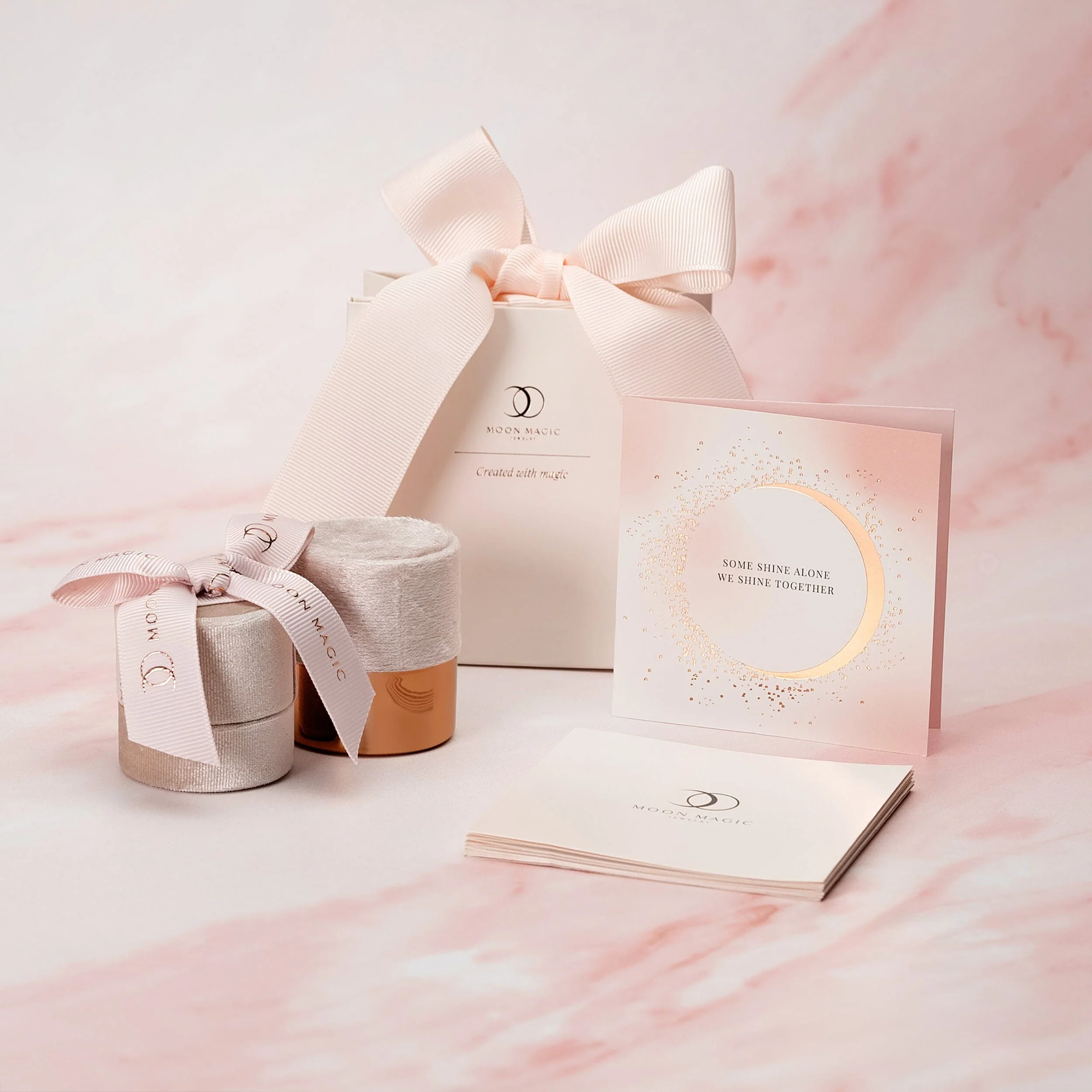 Light Pink Gift Bag & Card Set - Image 6