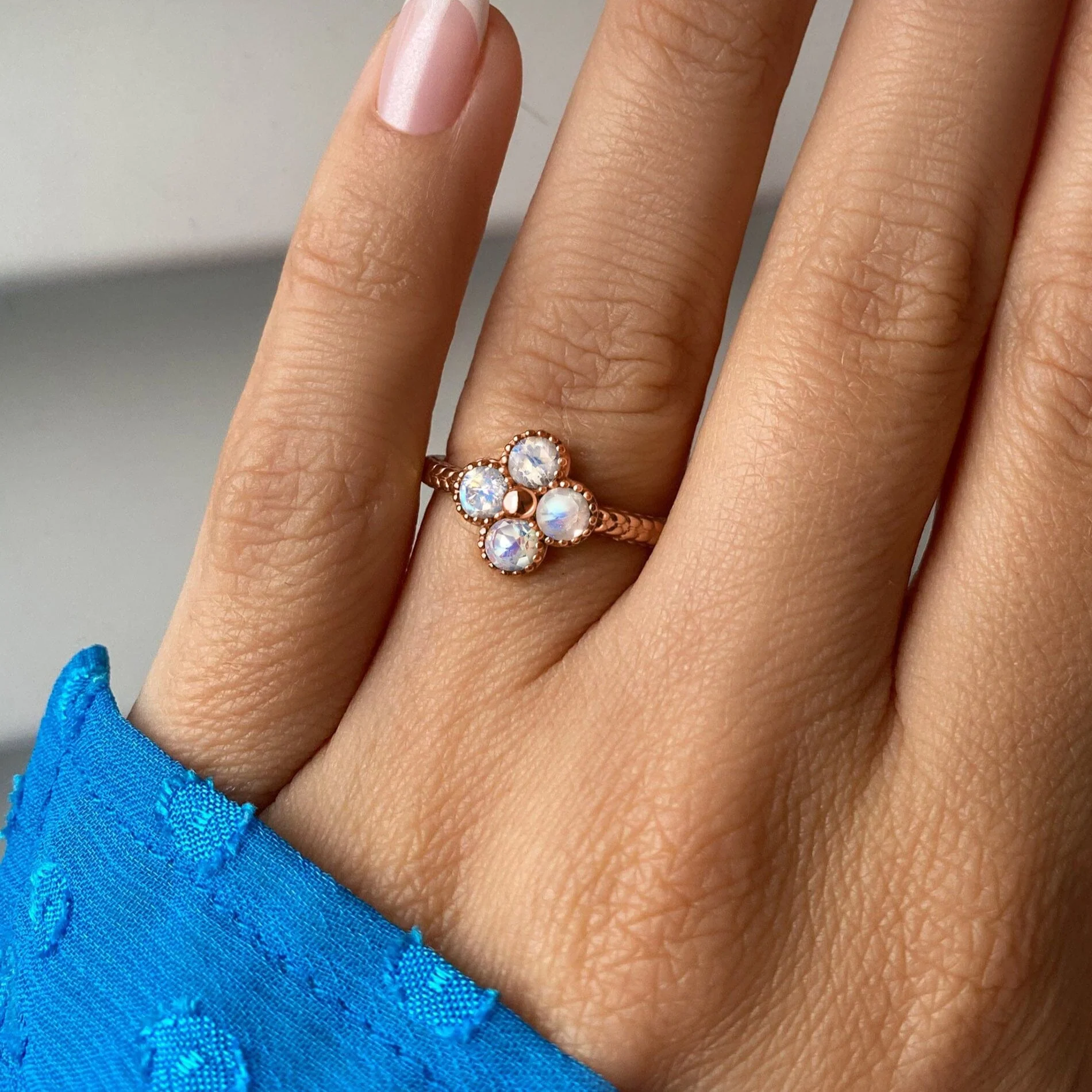 Lucky Me Ring - Moonstone - Image 4