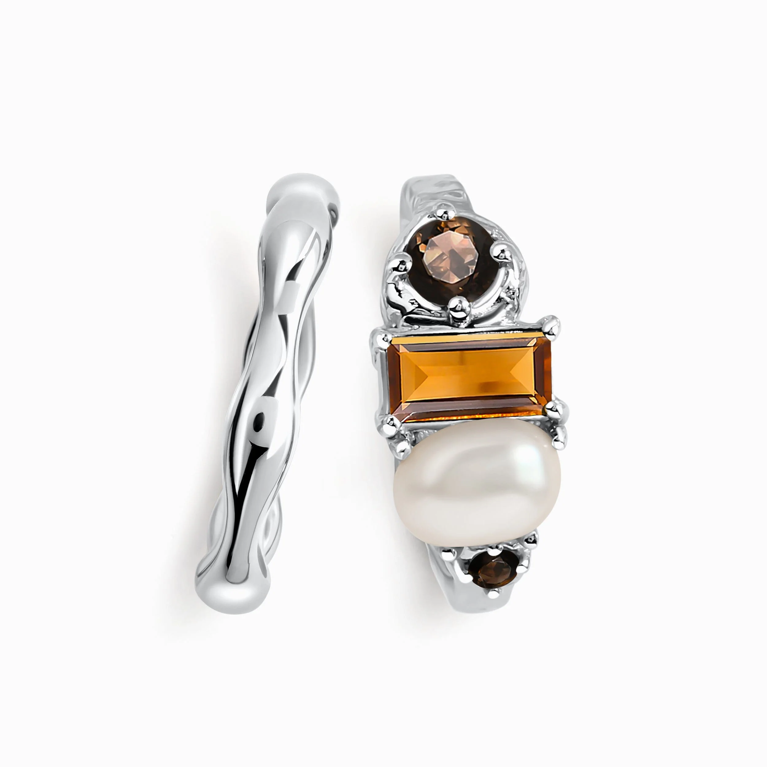Madeira Citrine Treasure & Magma Band Set