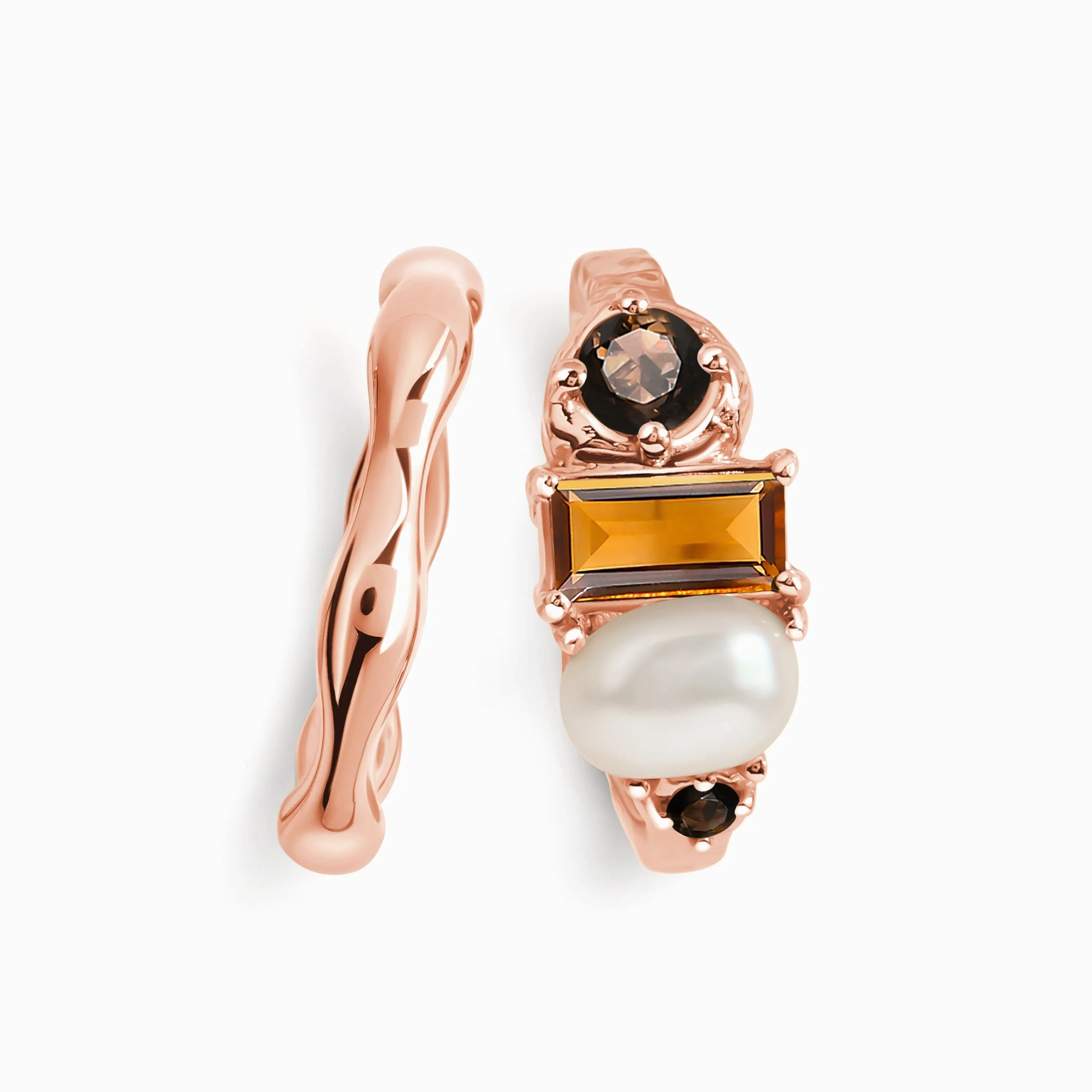 Madeira Citrine Treasure & Magma Band Set - Image 3