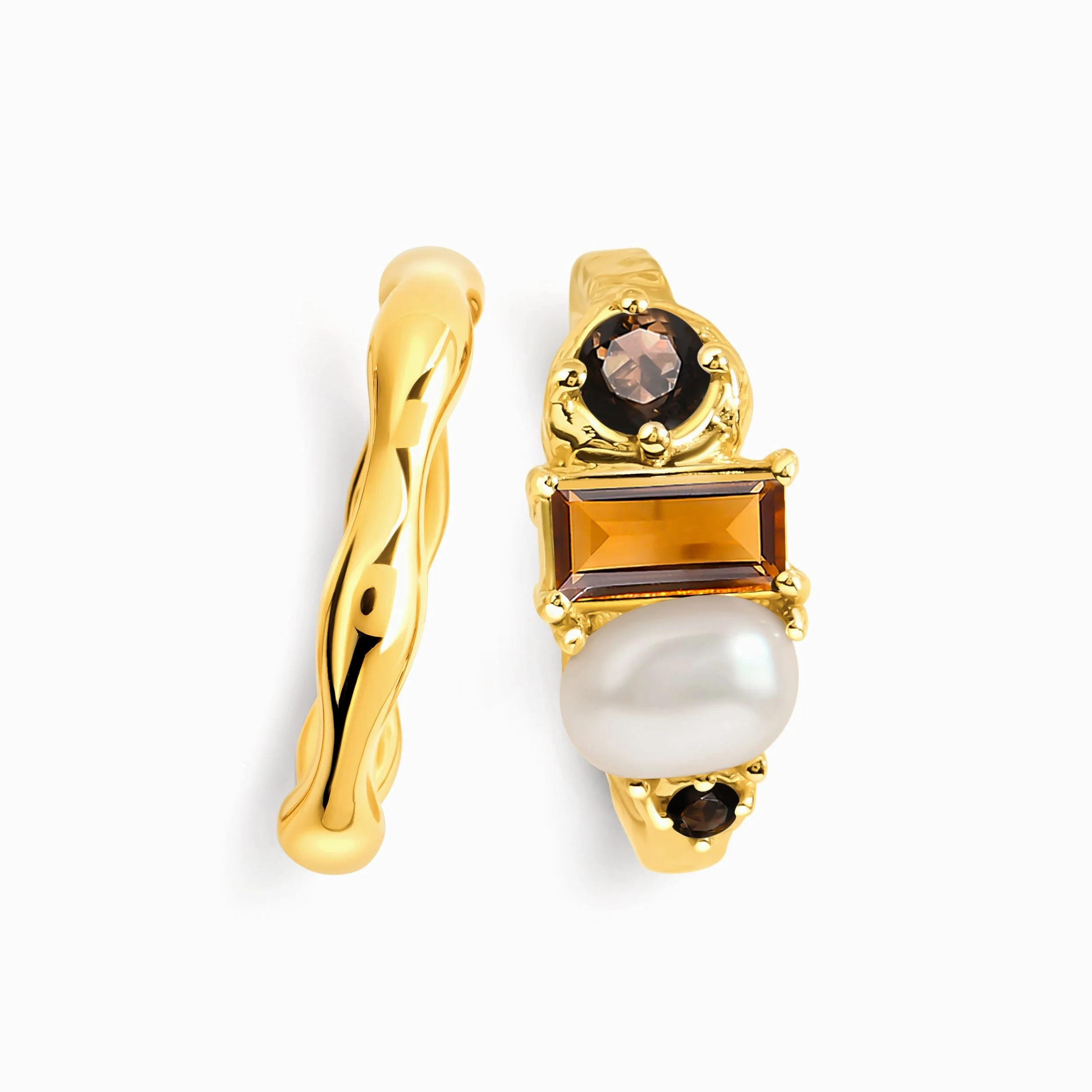 Madeira Citrine Treasure & Magma Band Set - Image 5
