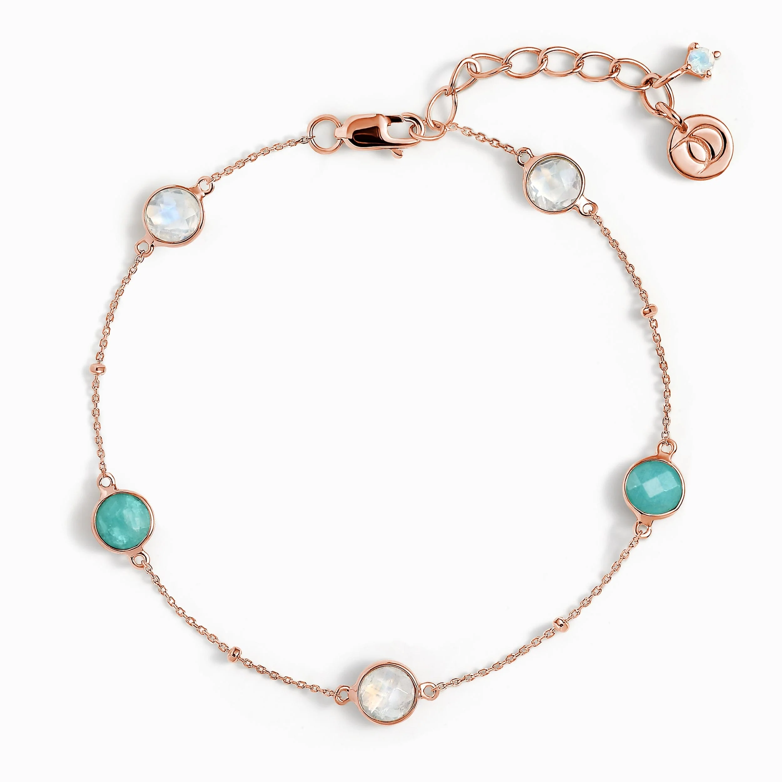 Moonstone Amazonite Bracelet - Inner Tide - Image 4