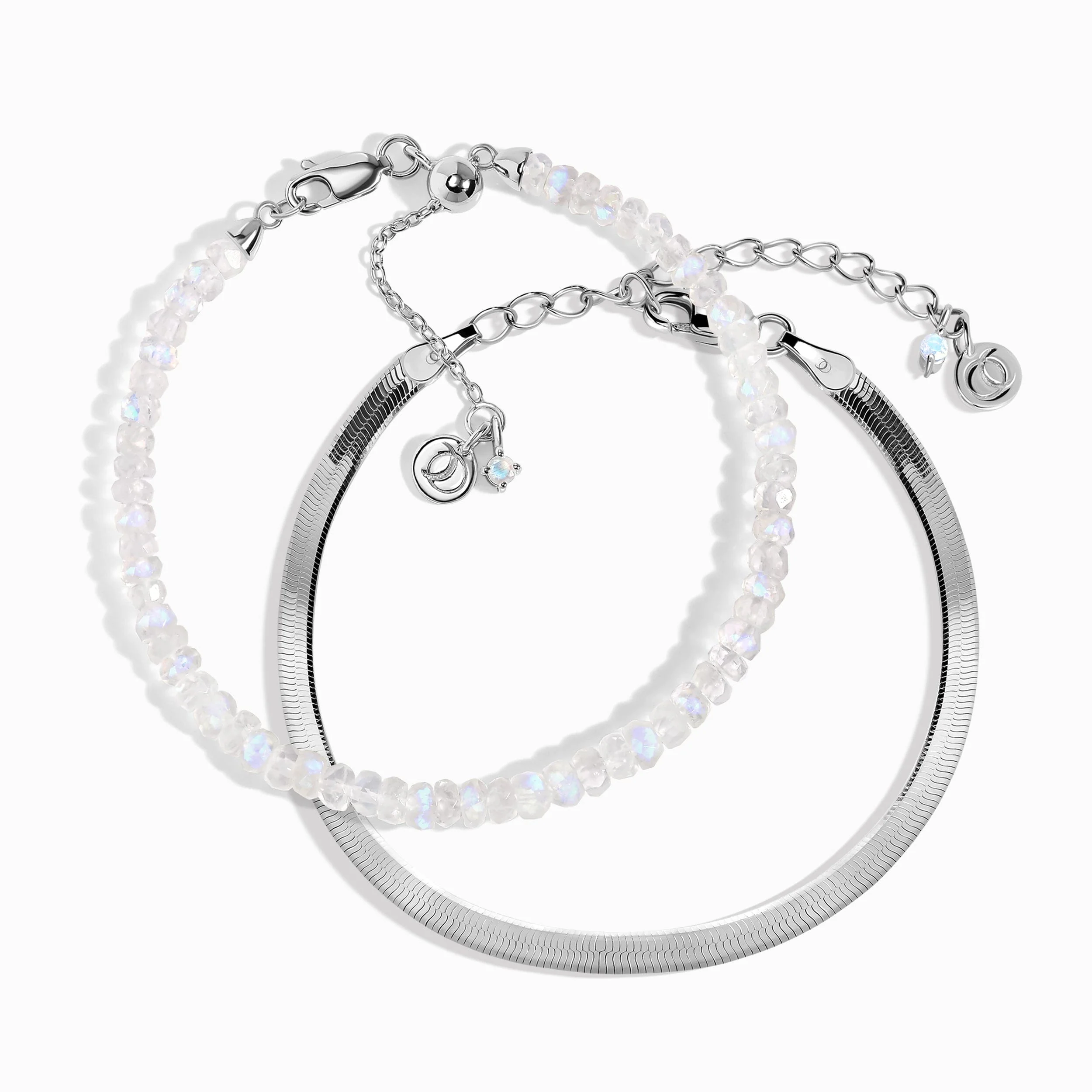 Moonstone Bracelet Stack - Finding Balance