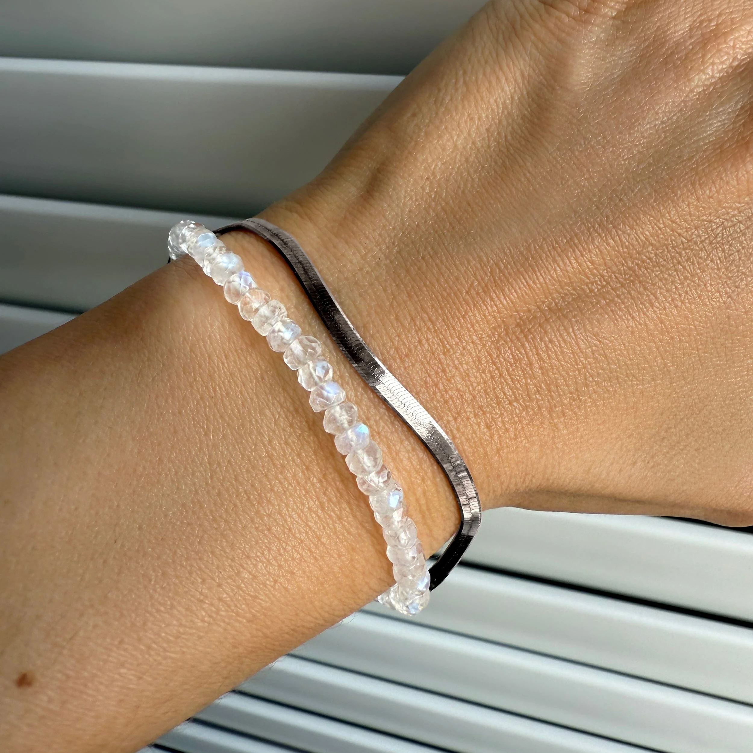 Moonstone Bracelet Stack - Finding Balance - Image 2