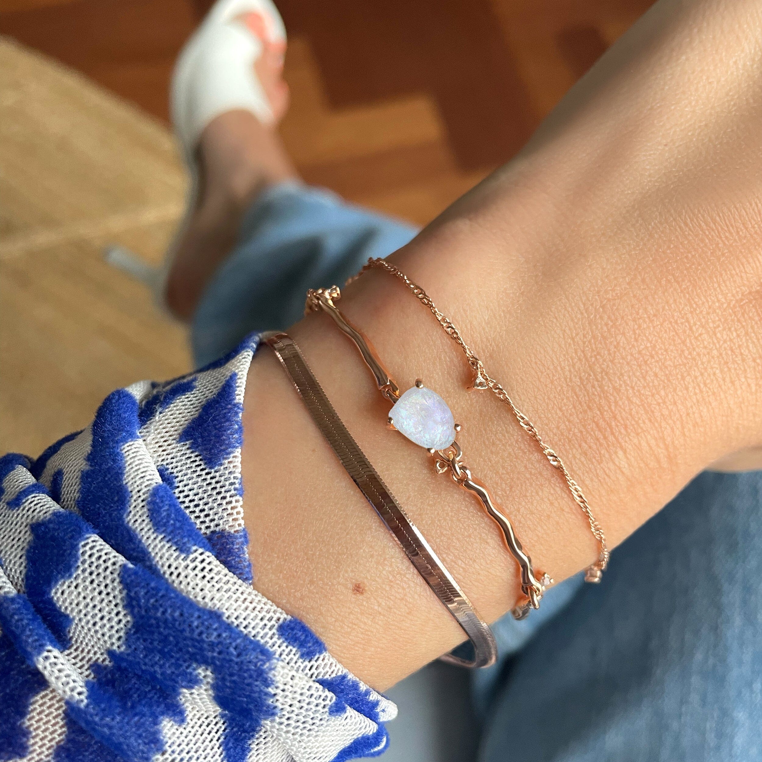 Moonstone Bracelet Stack - Flow - Image 10