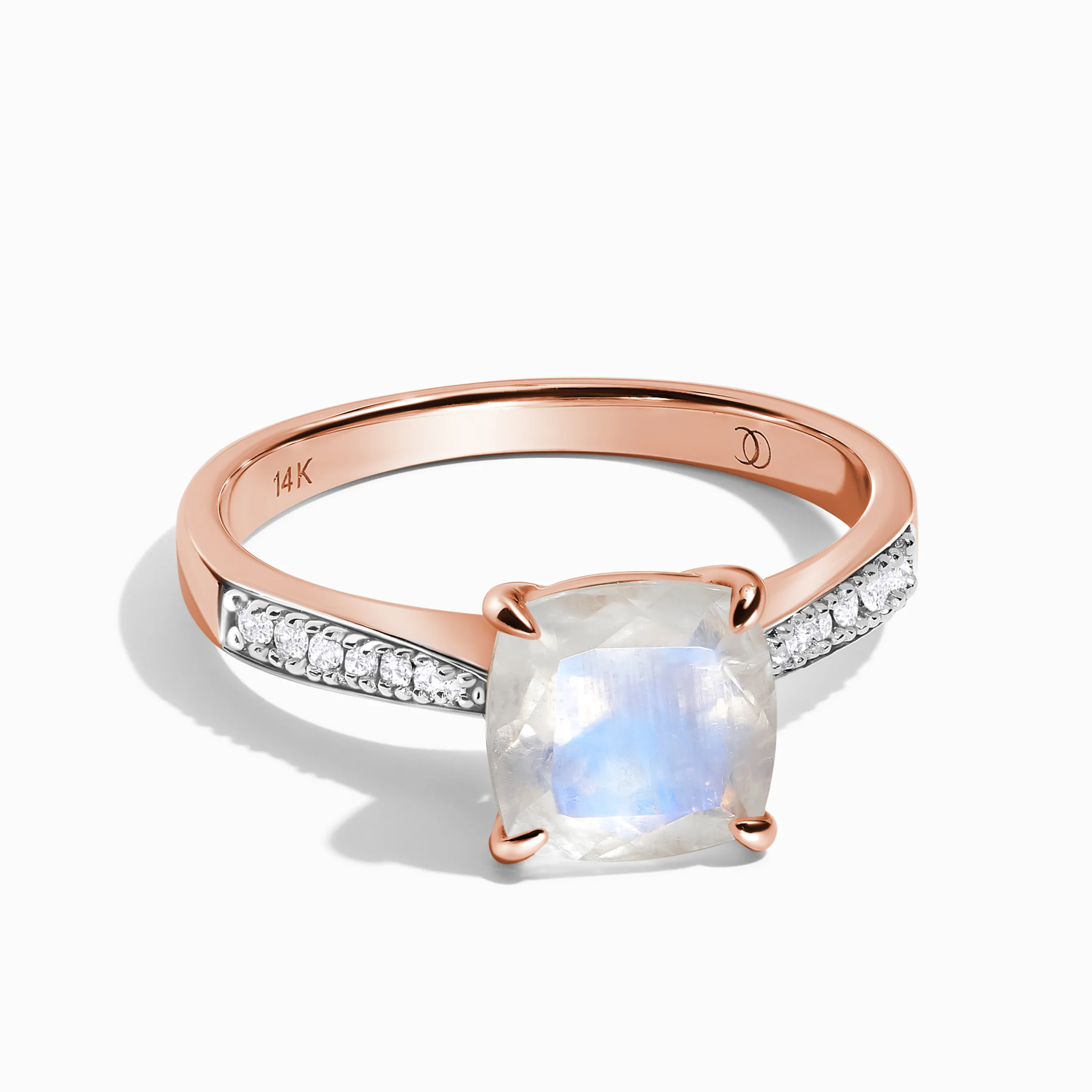Moonstone Diamond Ring - Eternal Tie - Image 3