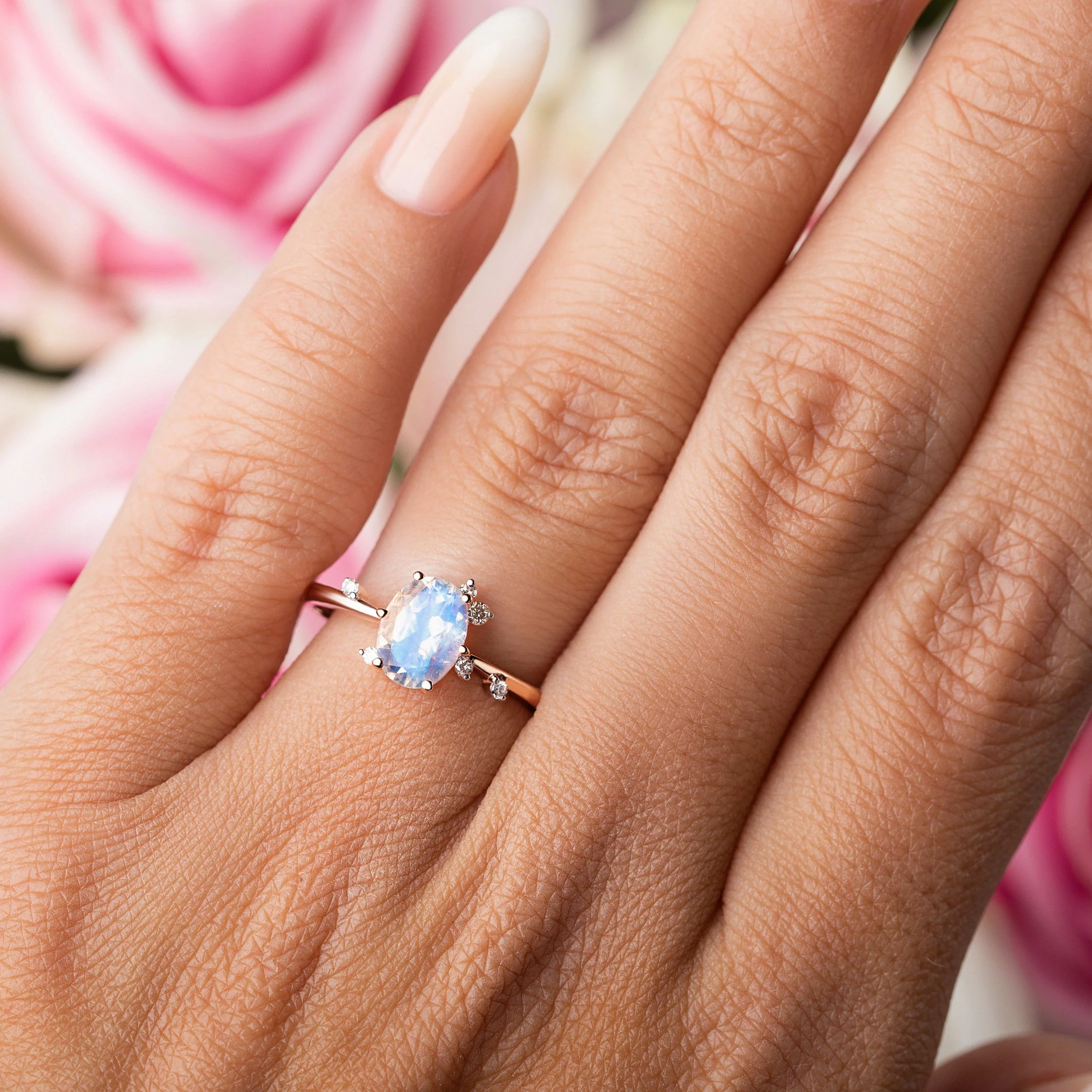 Moonstone Diamond Ring - Muse - Image 21