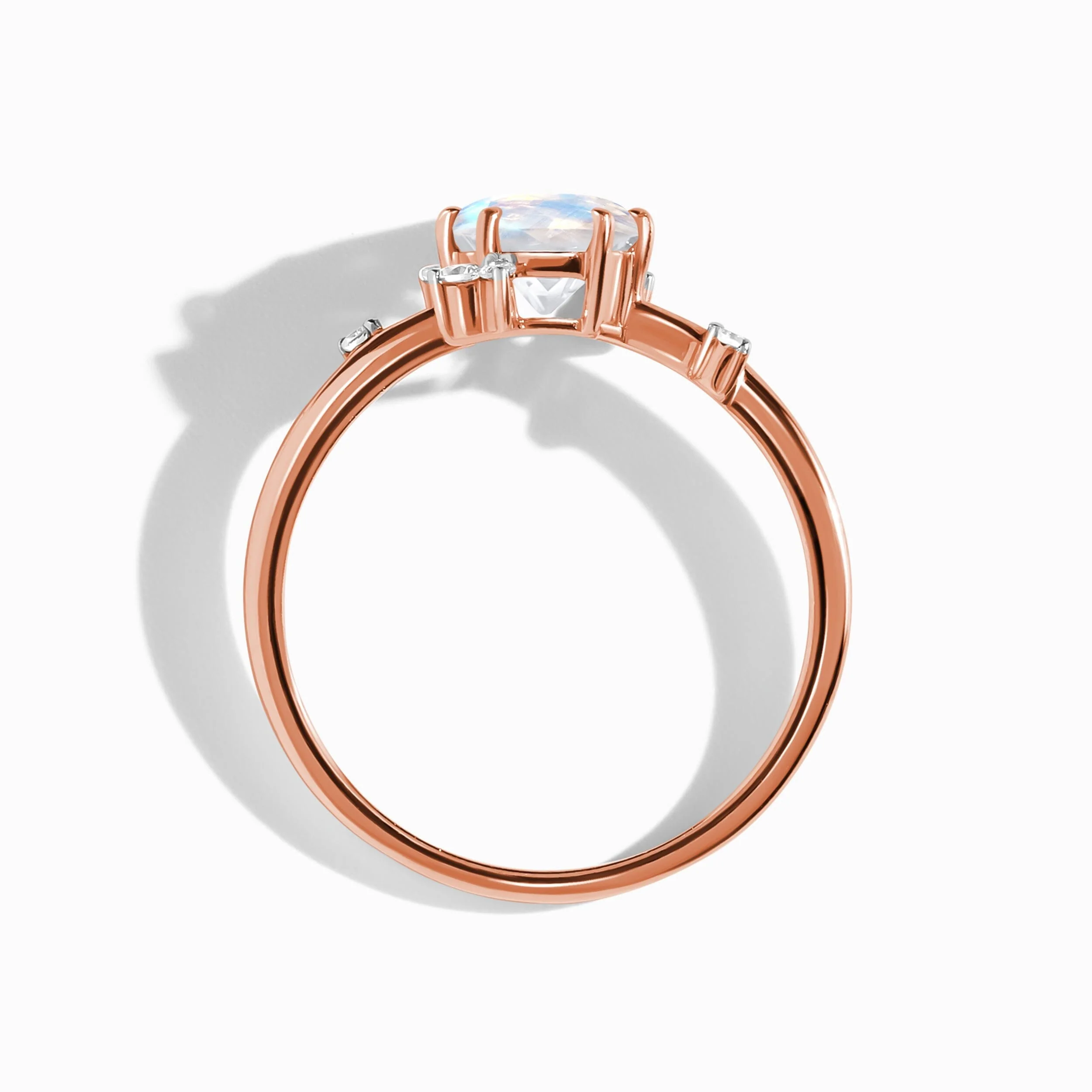 Moonstone Diamond Ring - Muse - Image 10