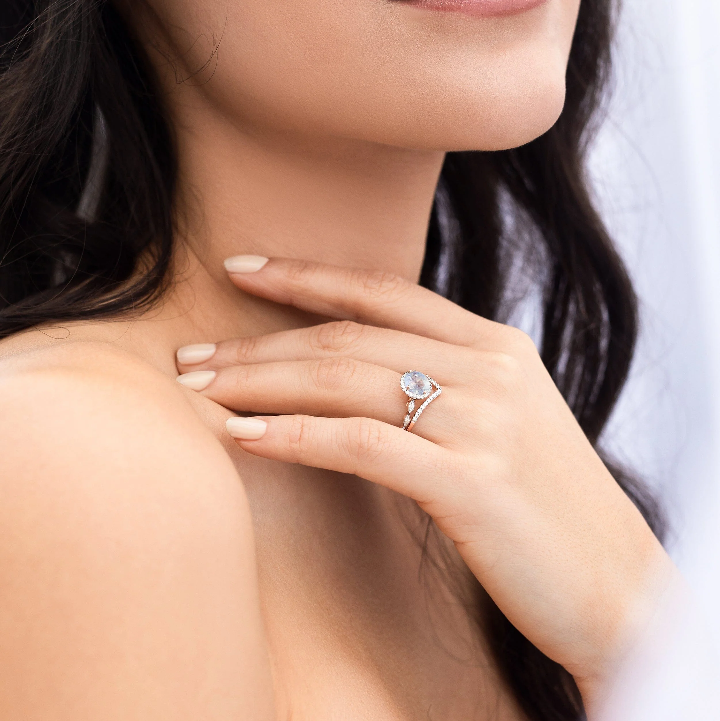 Moonstone Diamond Ring - Soulmate - Image 10