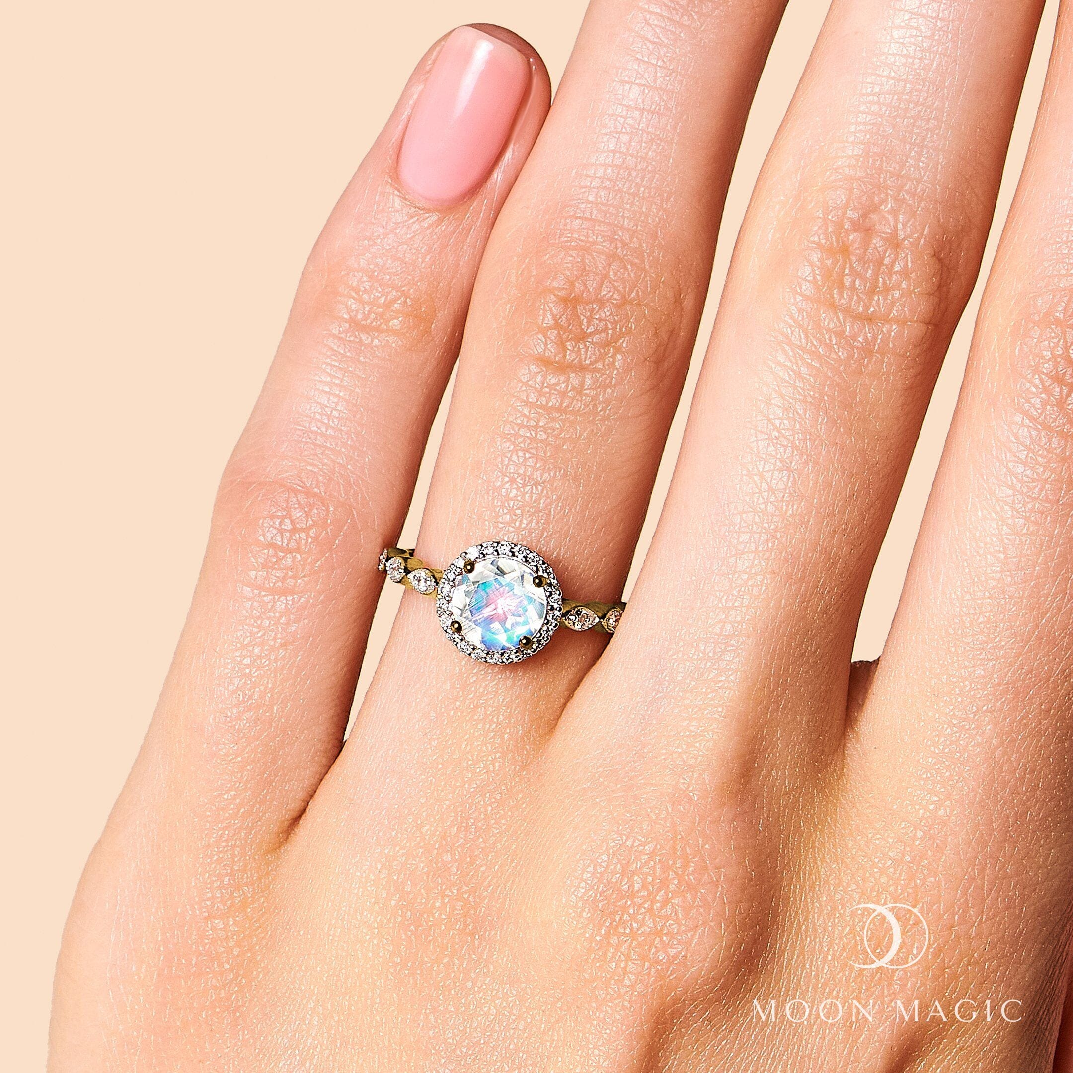 Moonstone Diamond Ring - Soulmate - Image 6