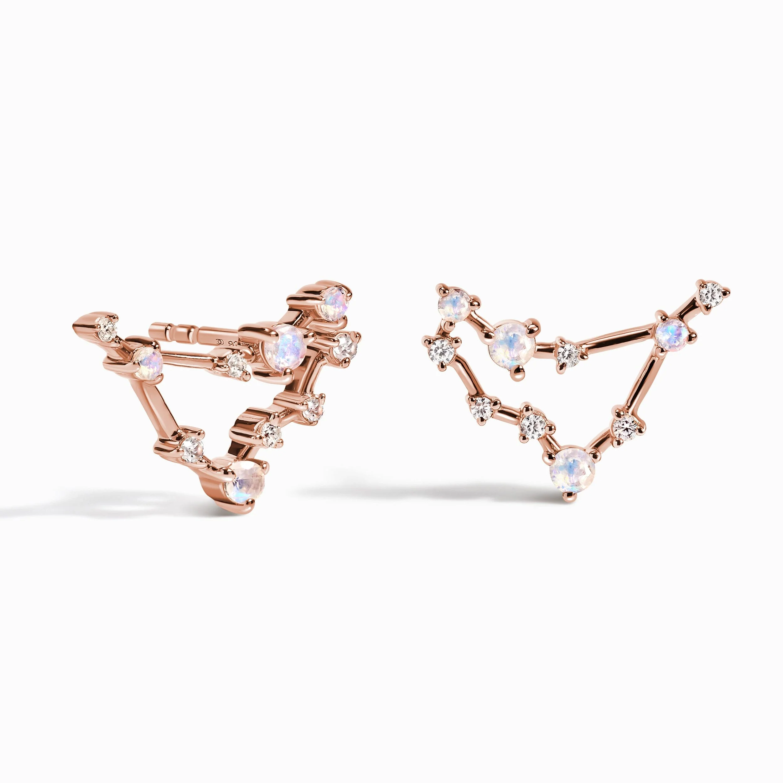 Moonstone Earrings - Capricorn Zodiac Constellation - Image 3