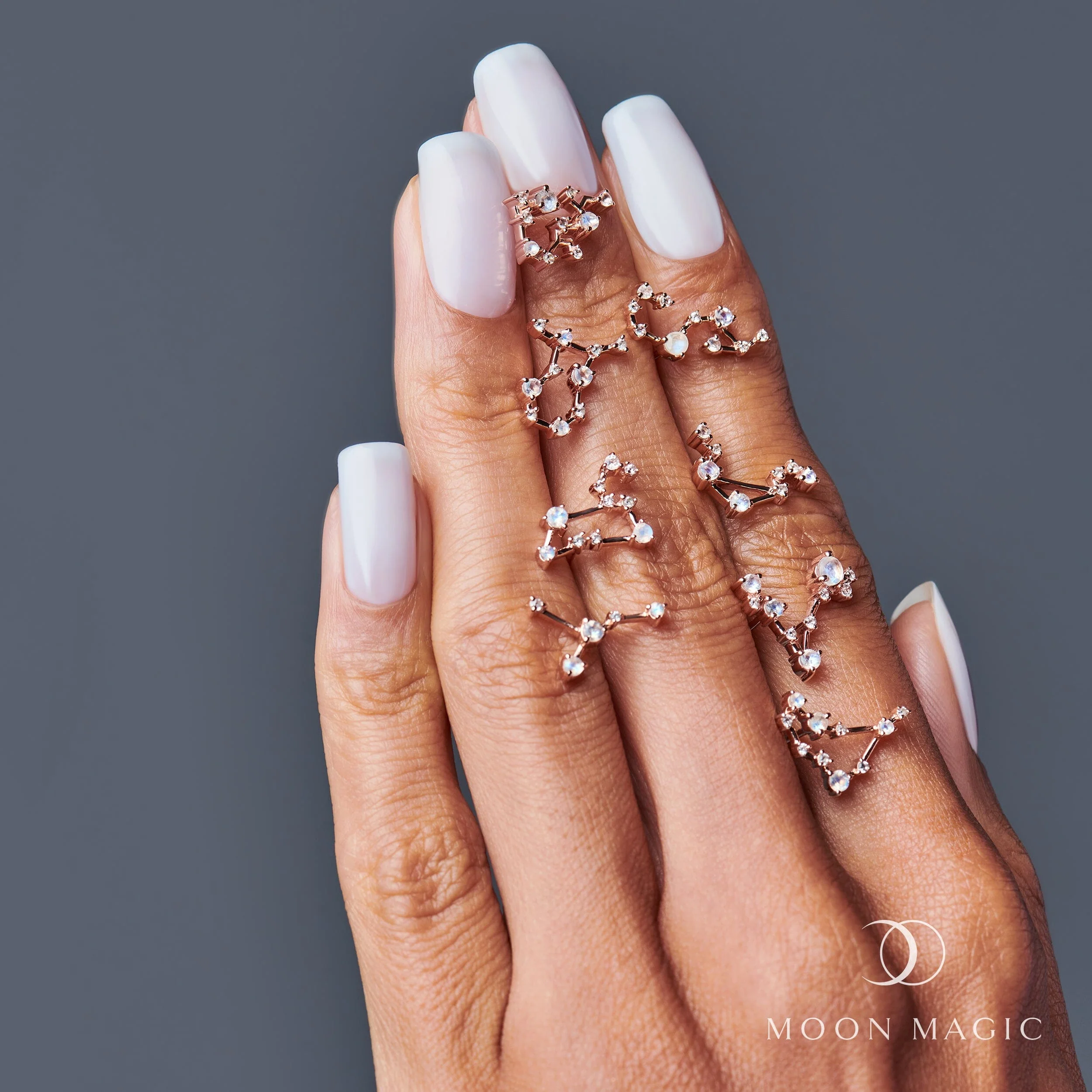 Moonstone Earrings - Gemini Zodiac Constellation - Image 10