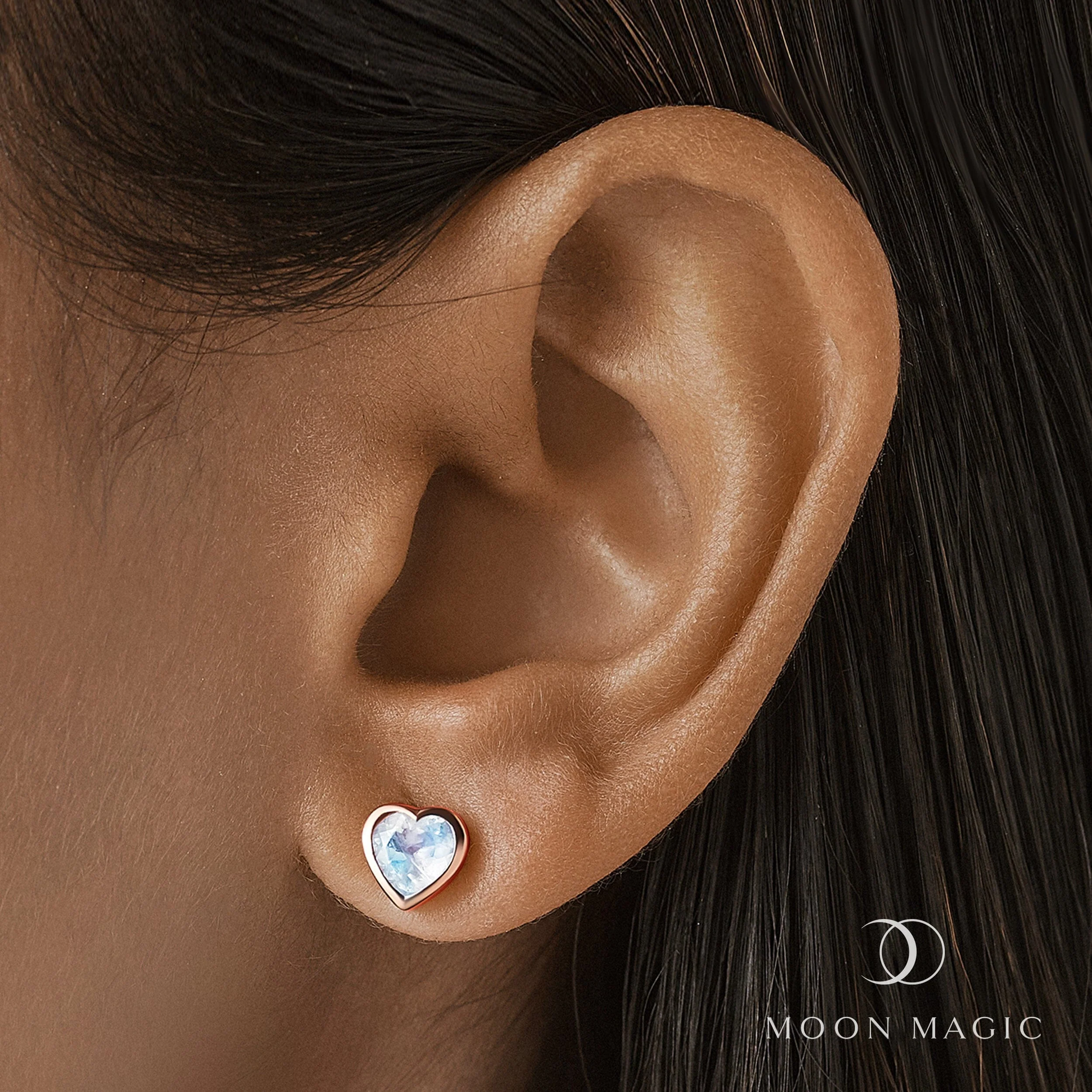 Moonstone Earrings - Mad For You Studs - Image 4