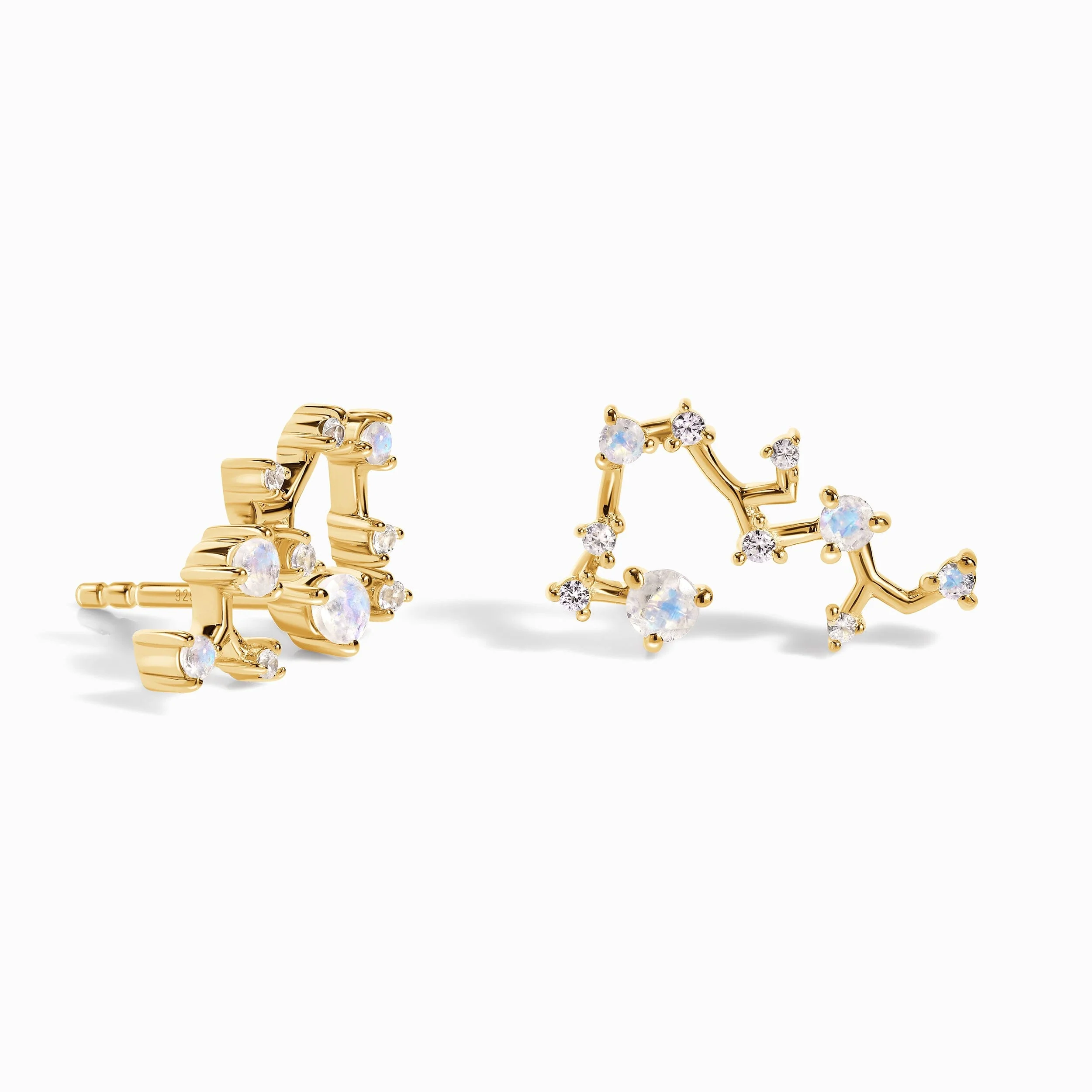 Moonstone Earrings - Sagittarius Zodiac Constellation - Image 5
