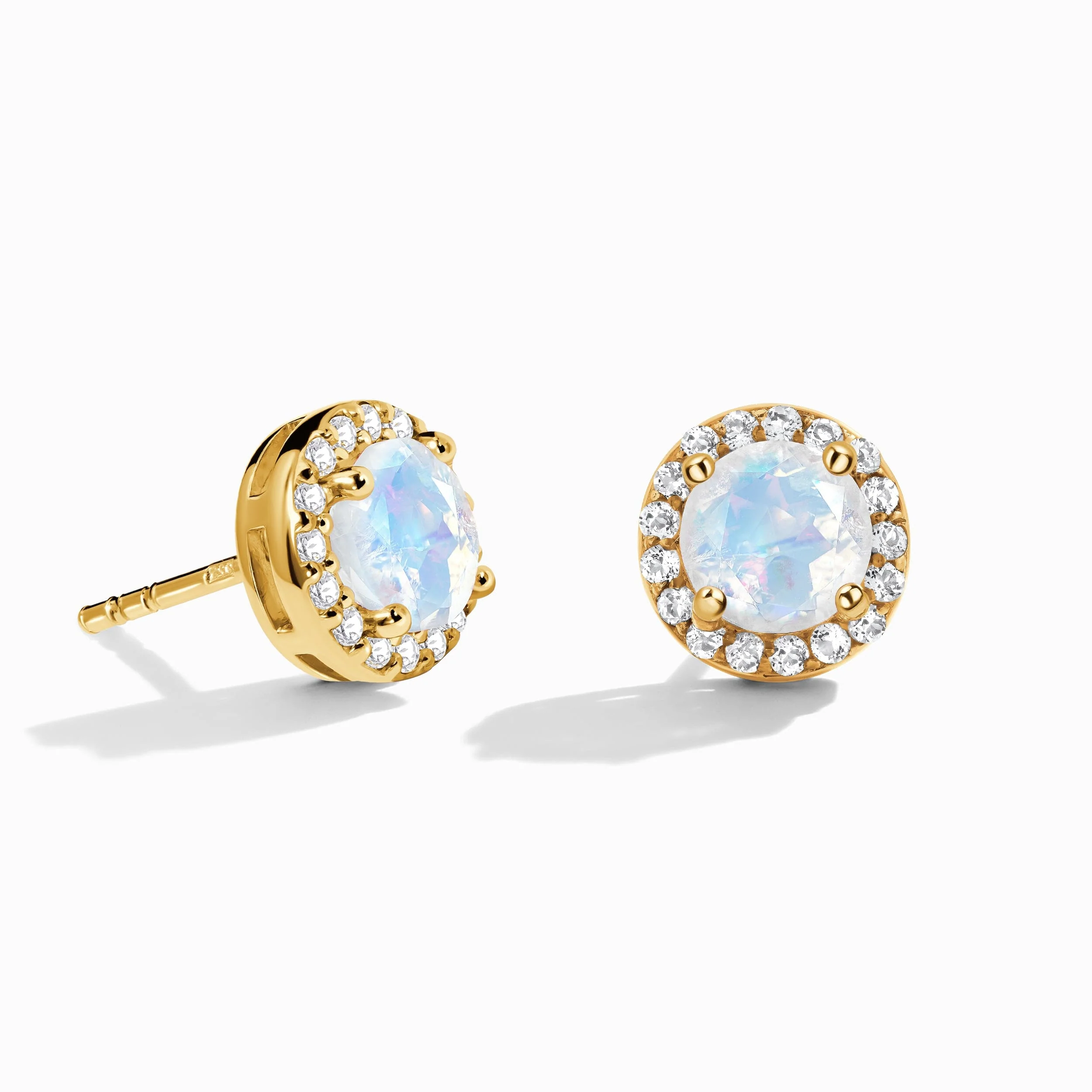 Moonstone Venus Studs - June Birthstone - Image 5