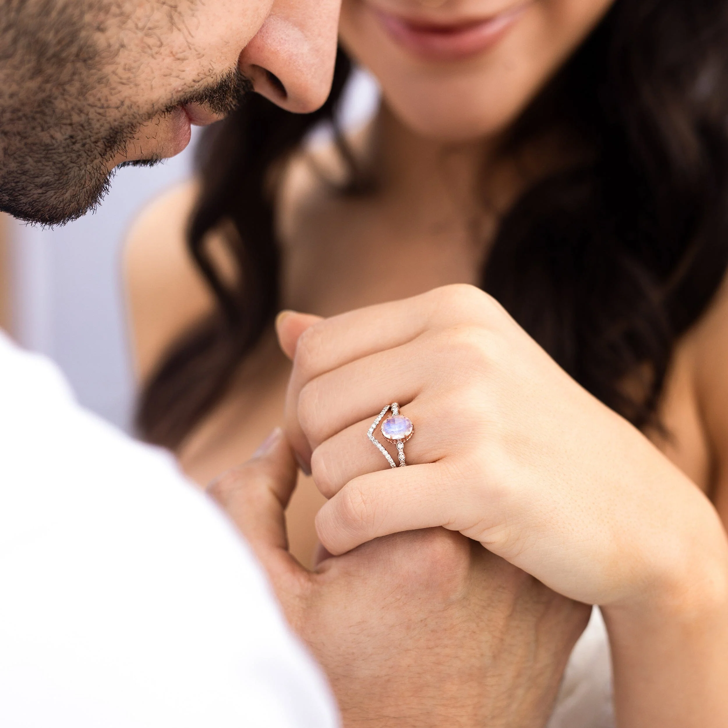 Moonstone Diamond Ring - Mirth - Image 14