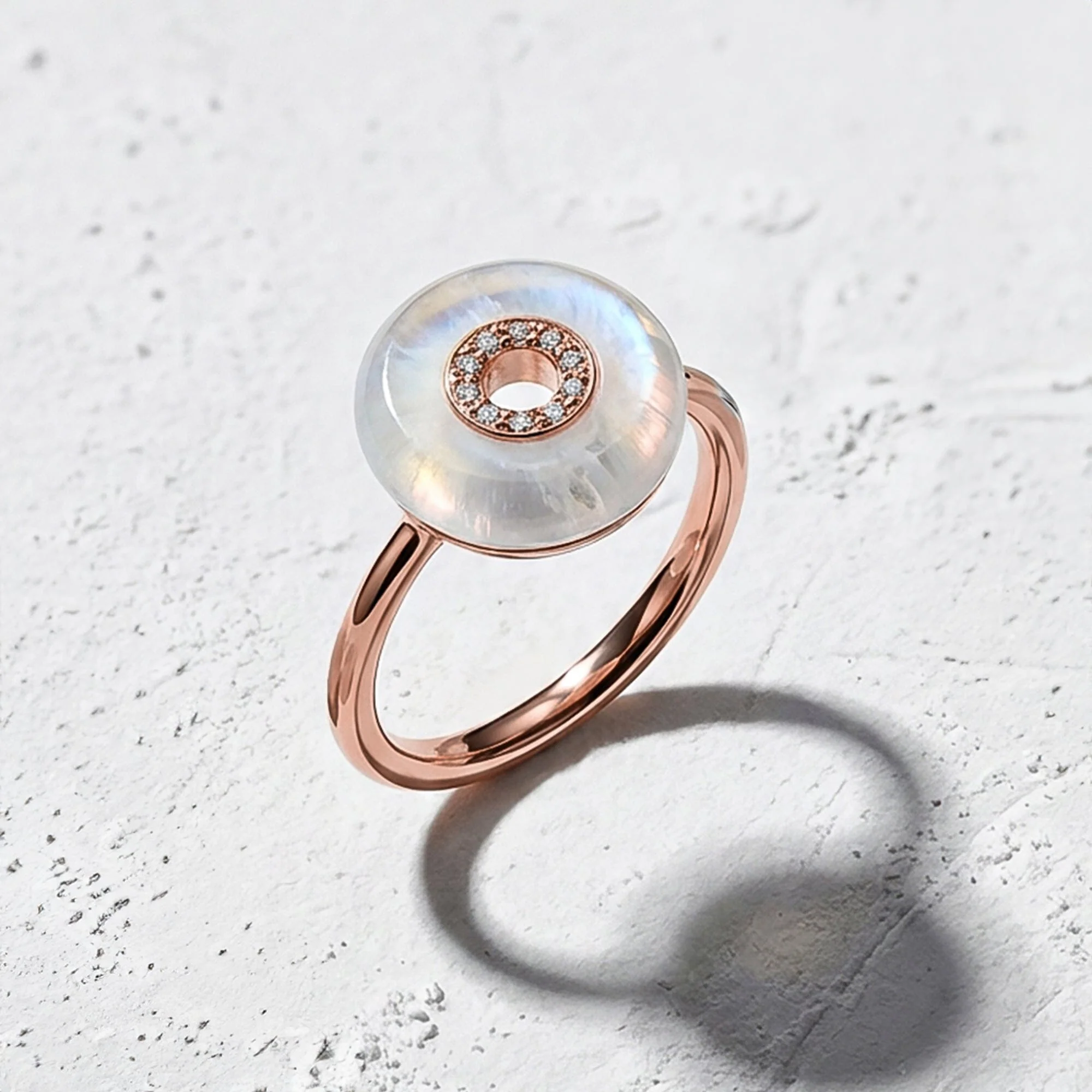 Moonstone Fidget Ring - Liora - Image 3