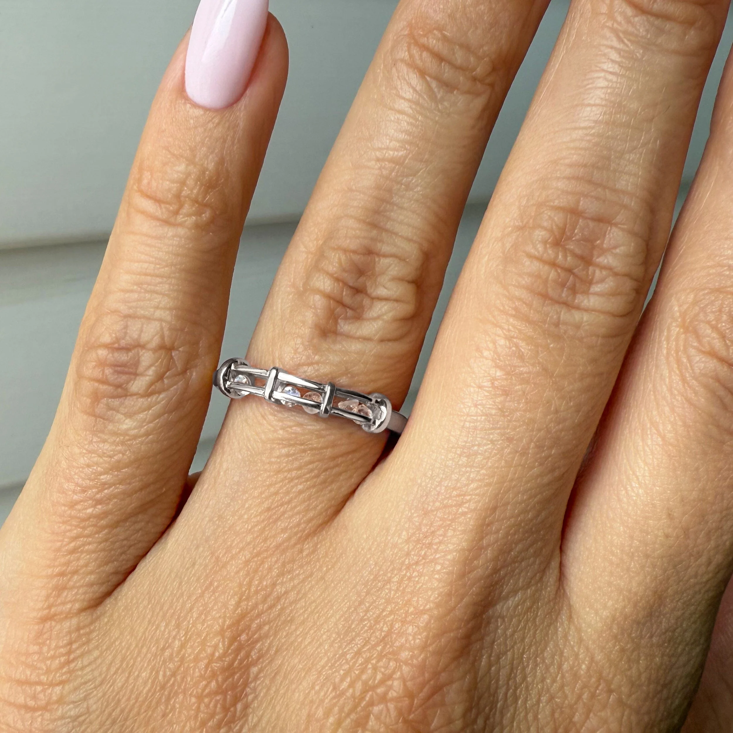 Moonstone Fidget Ring - Motion Medicine - Image 2