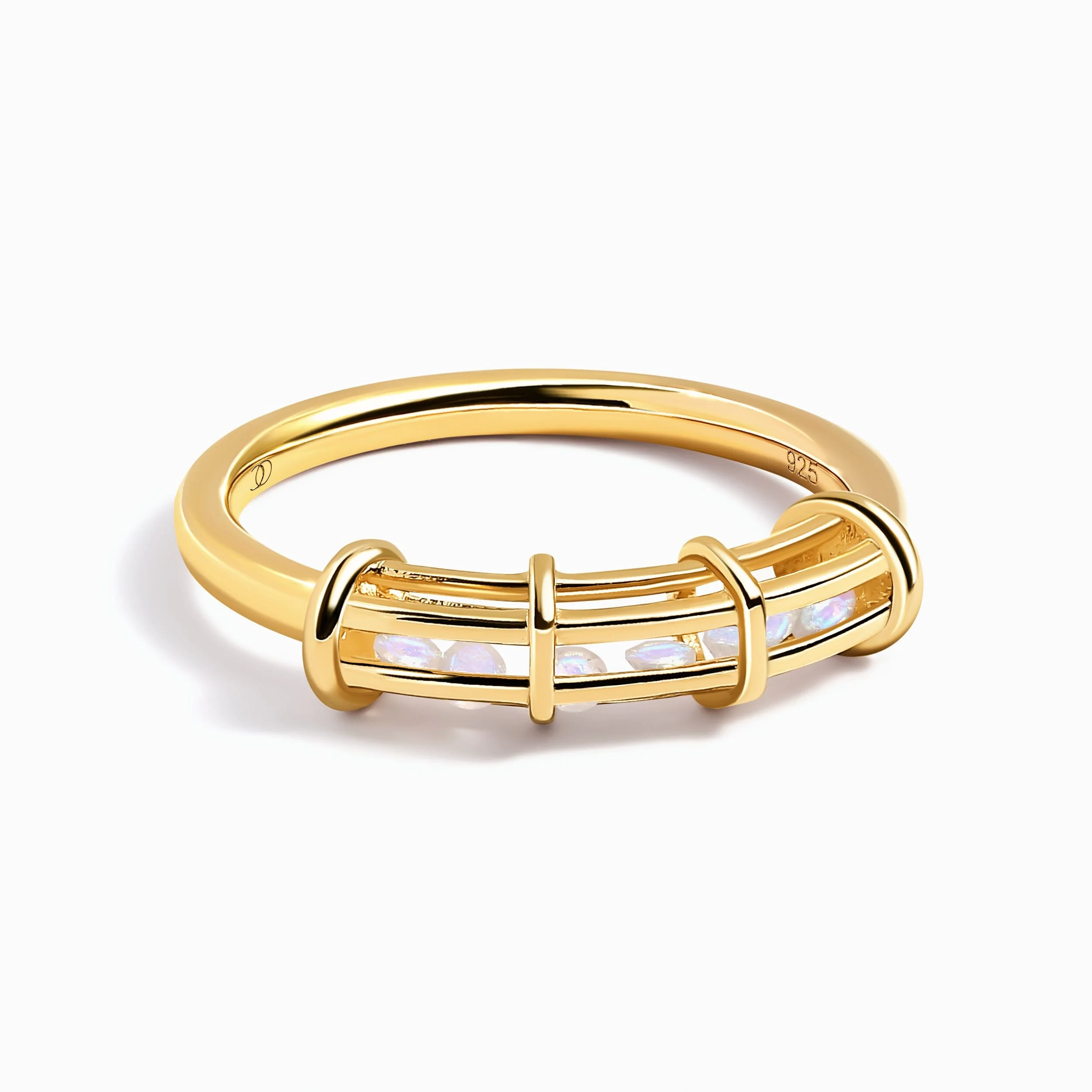 Moonstone Fidget Ring - Motion Medicine - Image 5