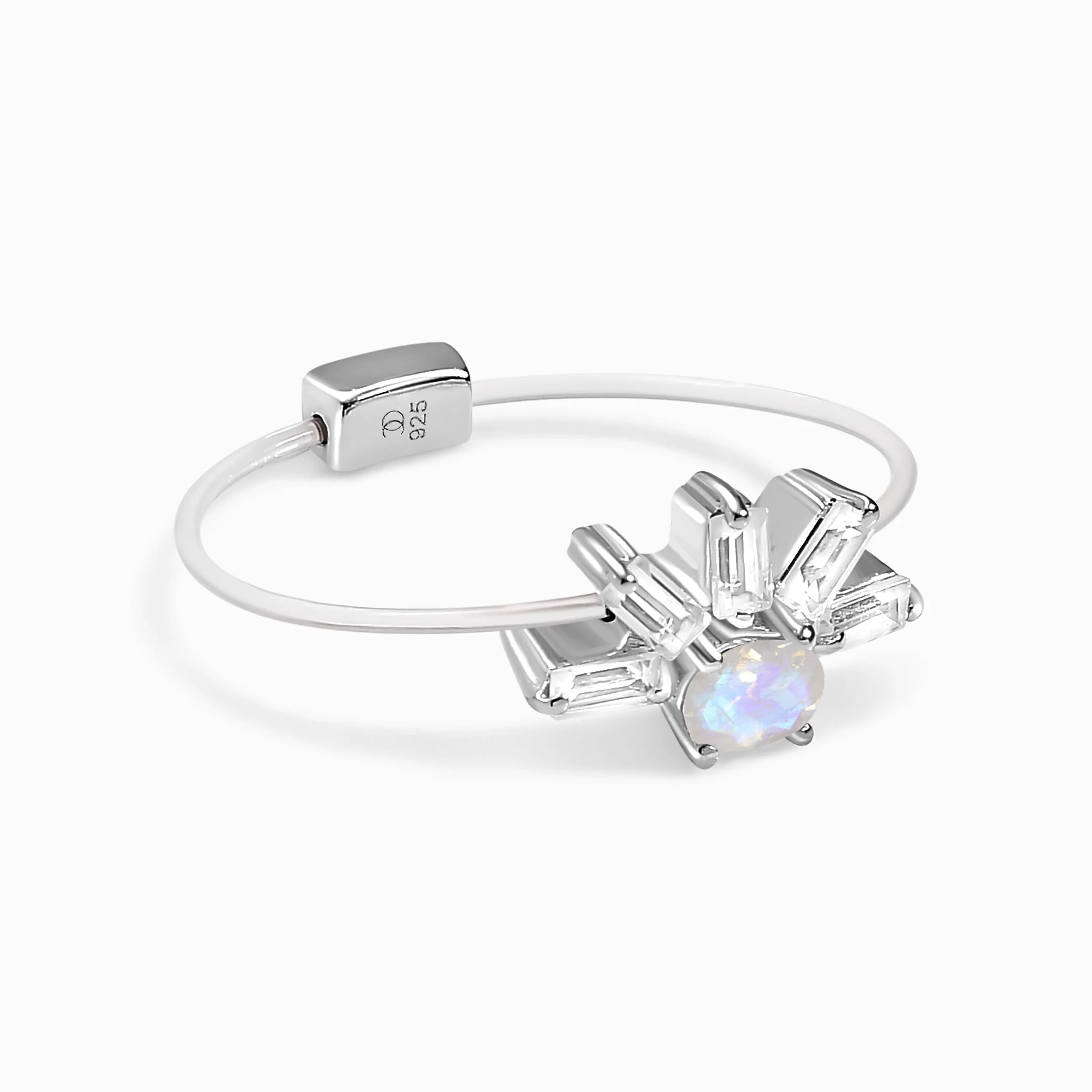 Moonstone Floating Ring - Light