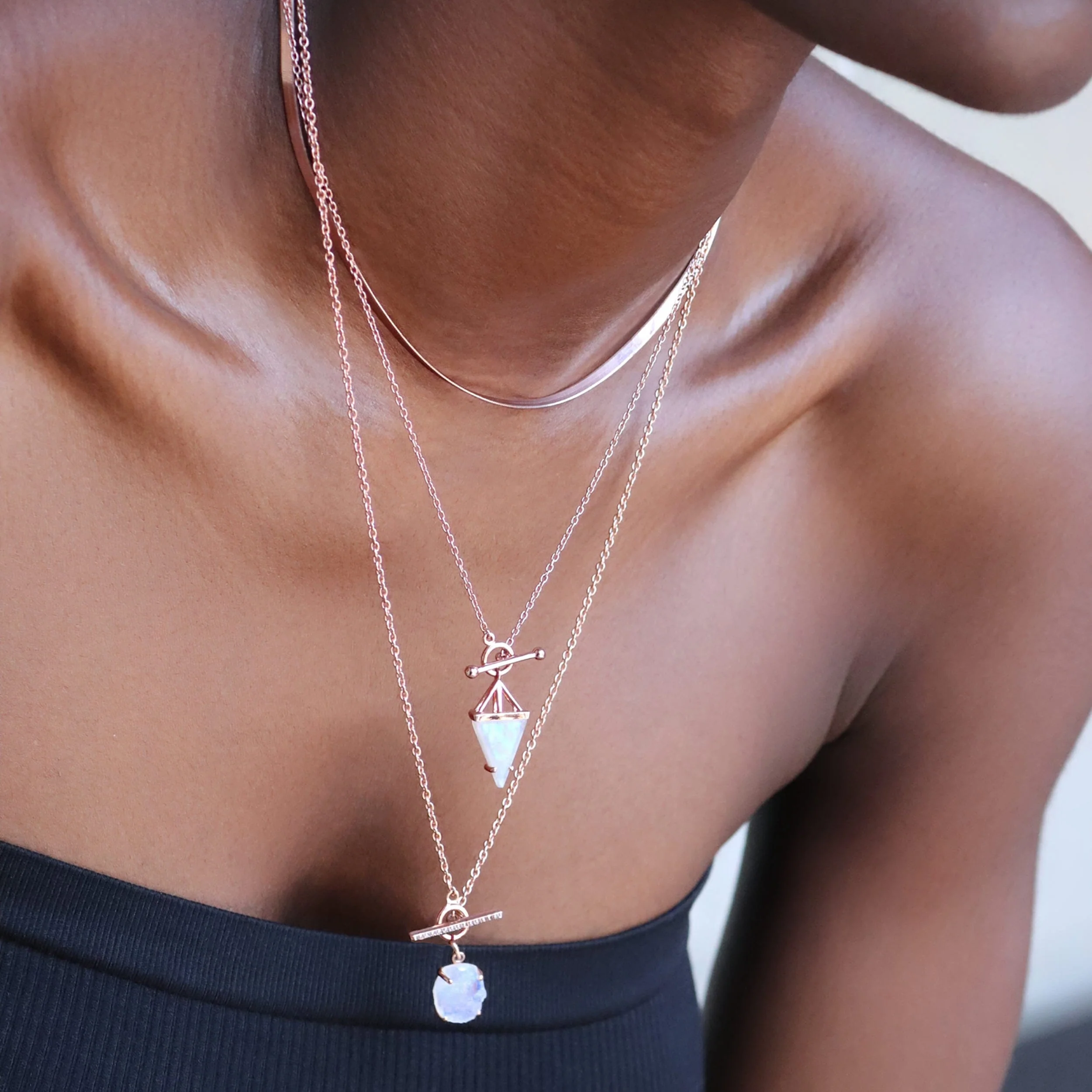 Raw Crystal Necklace - T-Lock - Image 16