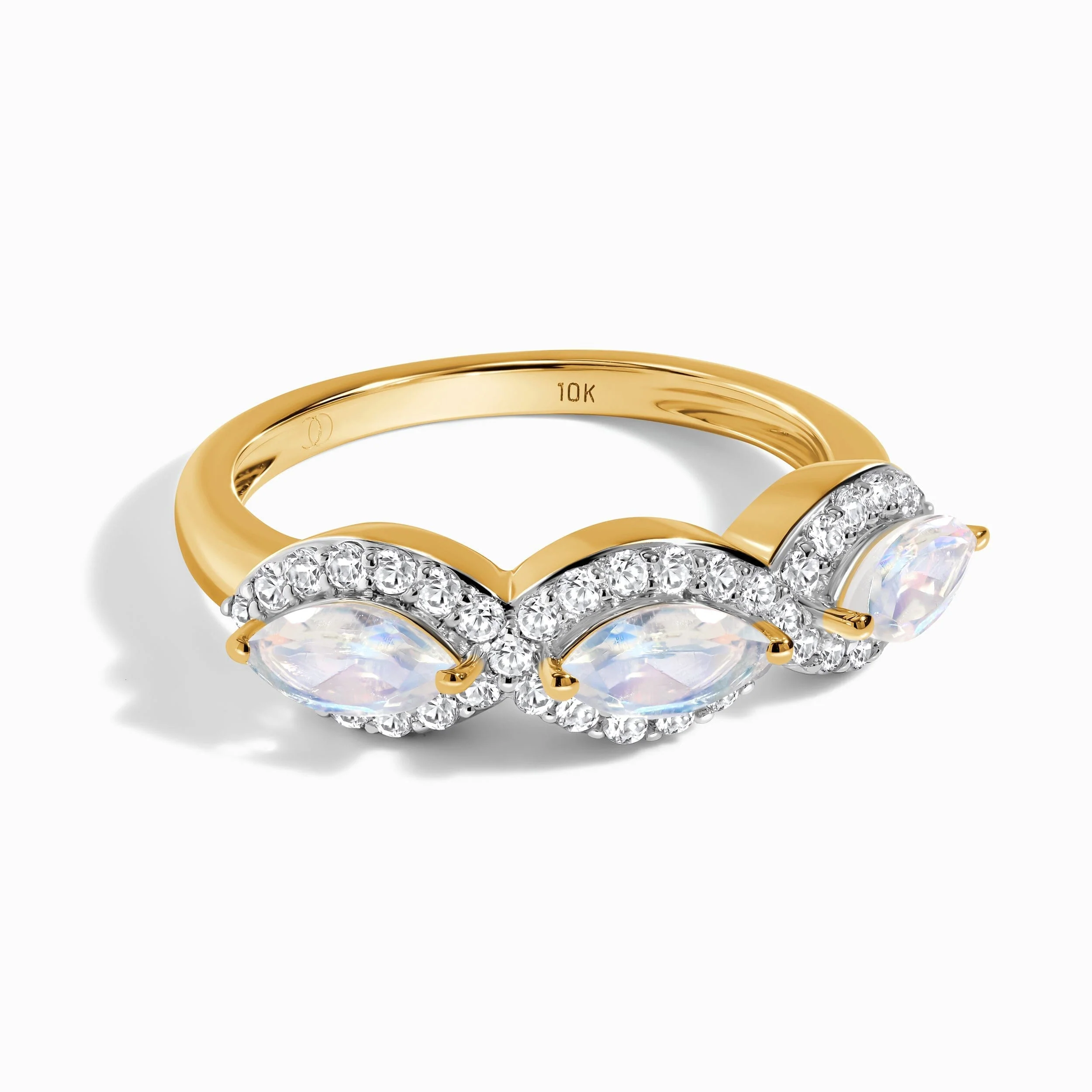 Moonstone Lab Diamond Ring - Euphoria - Image 5