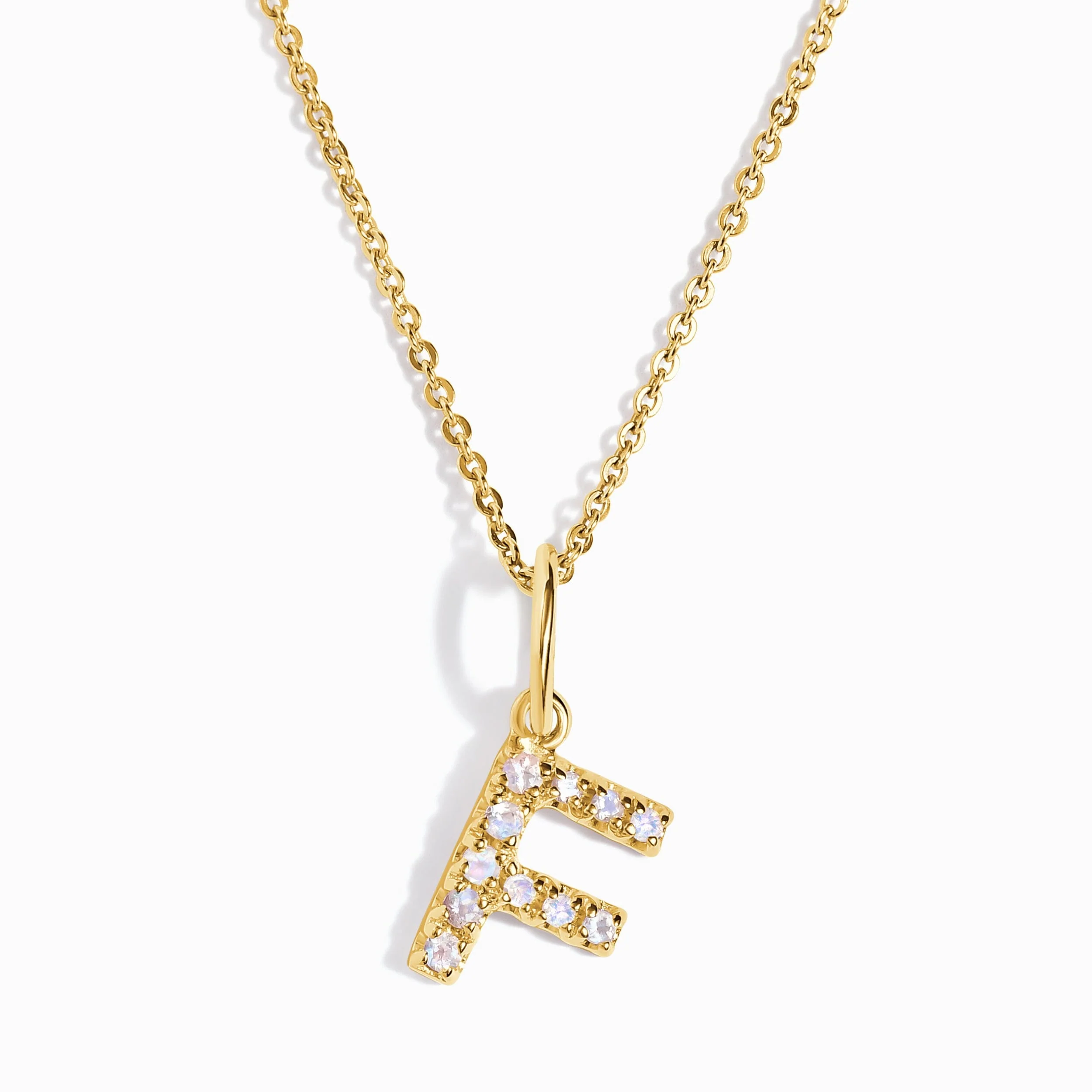 Moonstone Necklace - Alphabet - Image 11