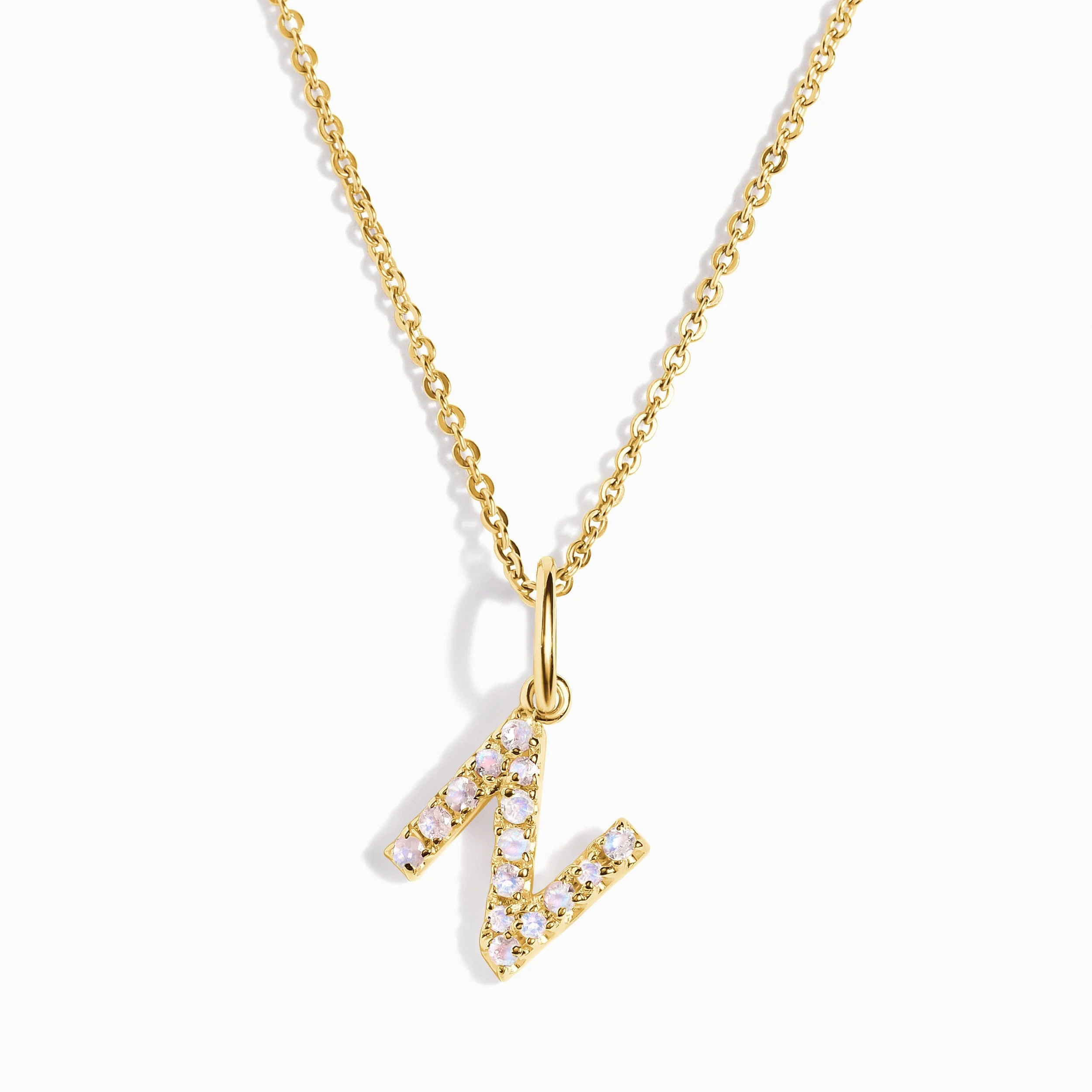 Moonstone Necklace - Alphabet - Image 27