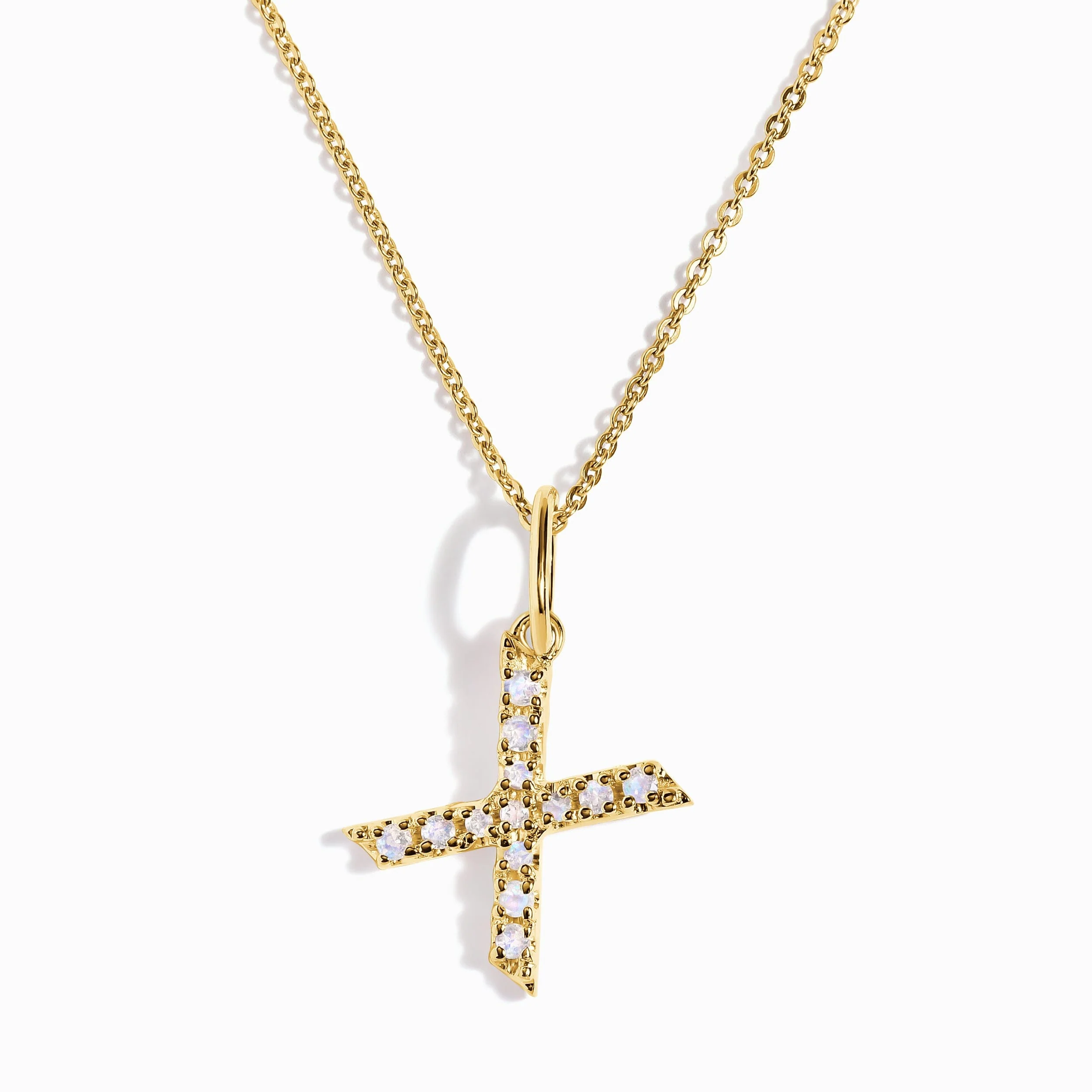 Moonstone Necklace - Alphabet - Image 47