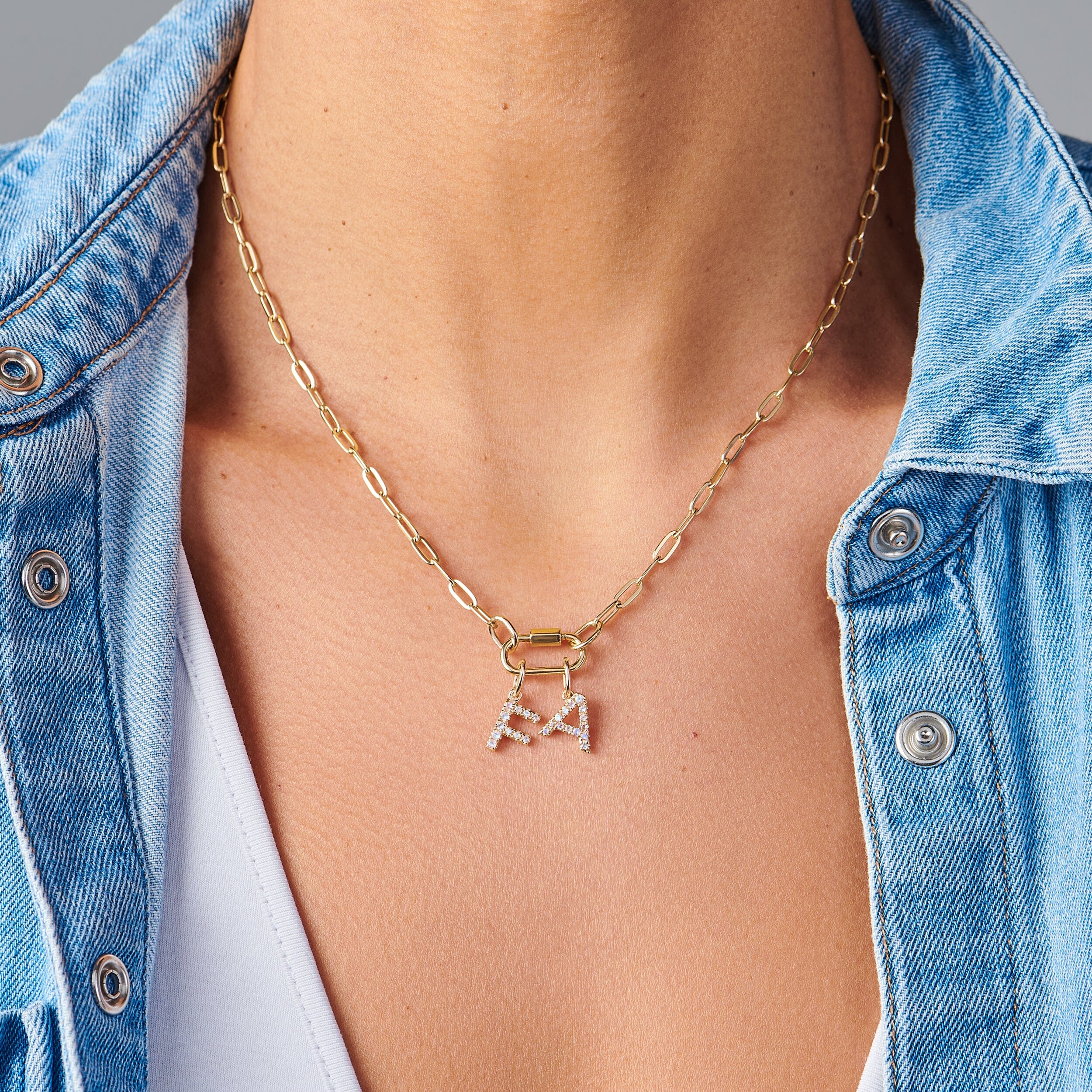 Moonstone Necklace - Alphabet - Image 57