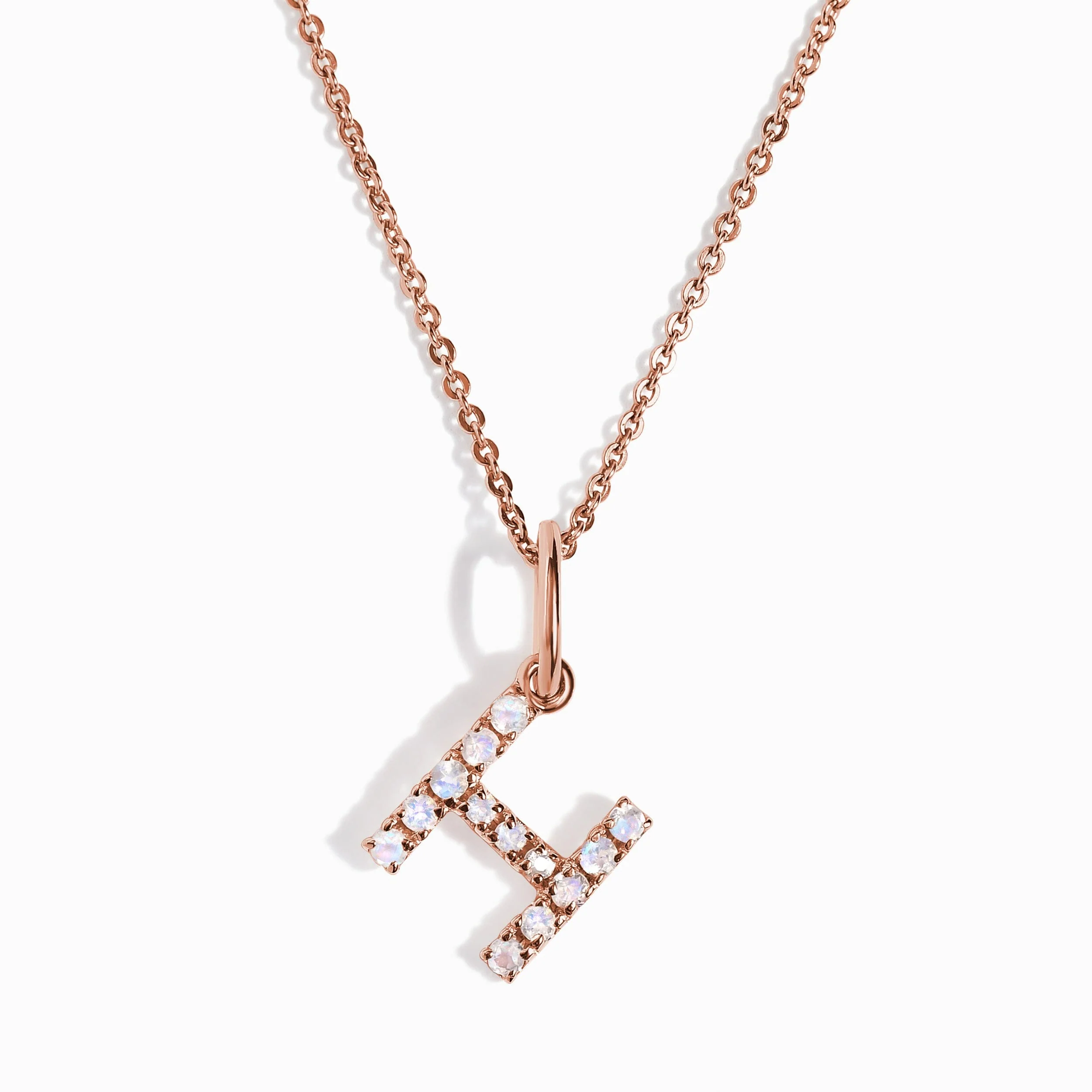 Moonstone Necklace - Alphabet - Image 15