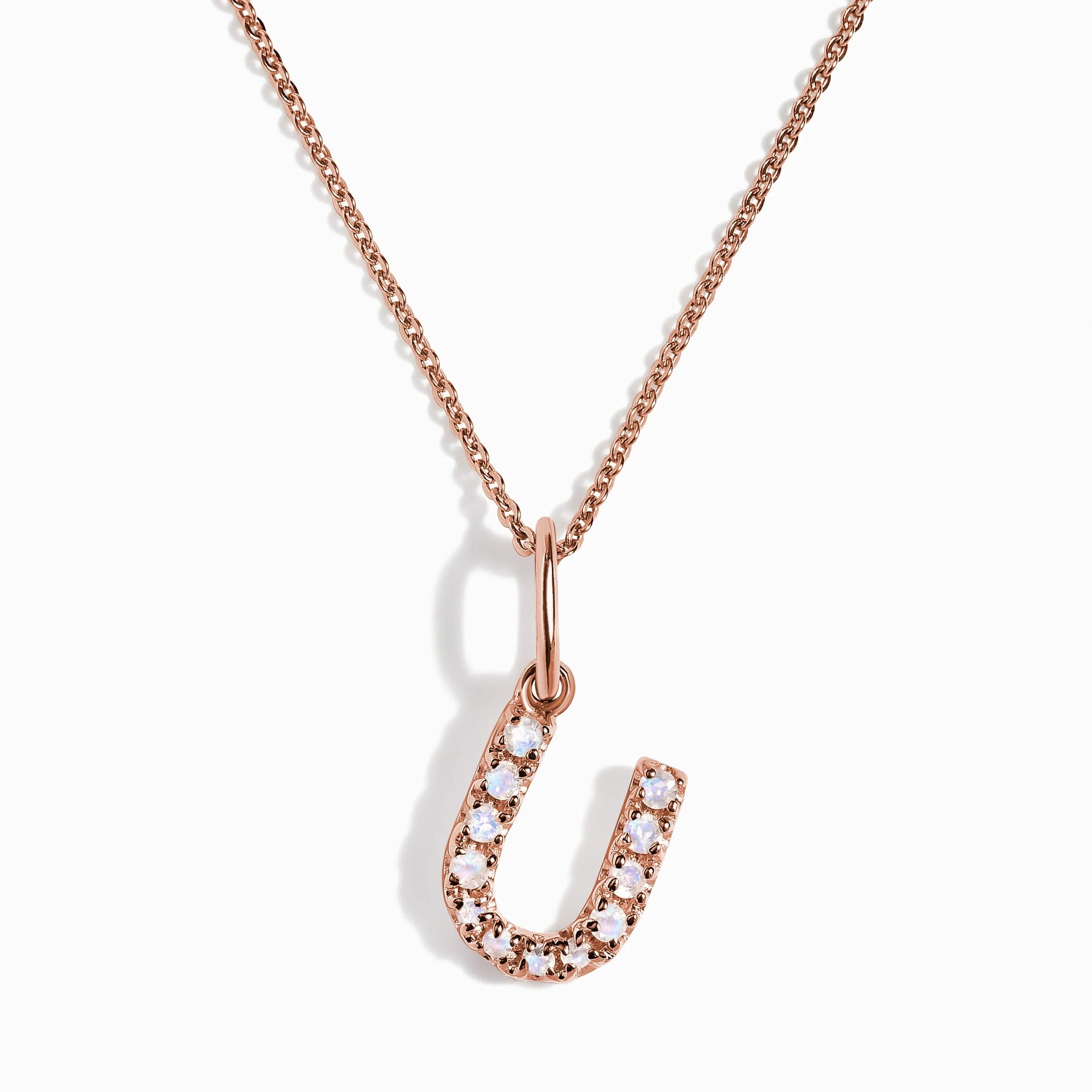 Moonstone Necklace - Alphabet - Image 41