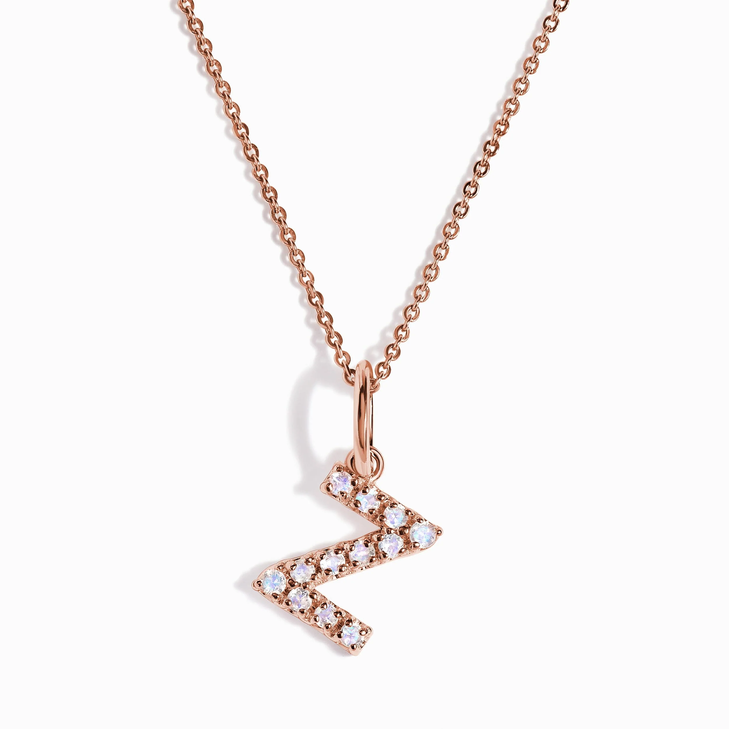 Moonstone Necklace - Alphabet - Image 51
