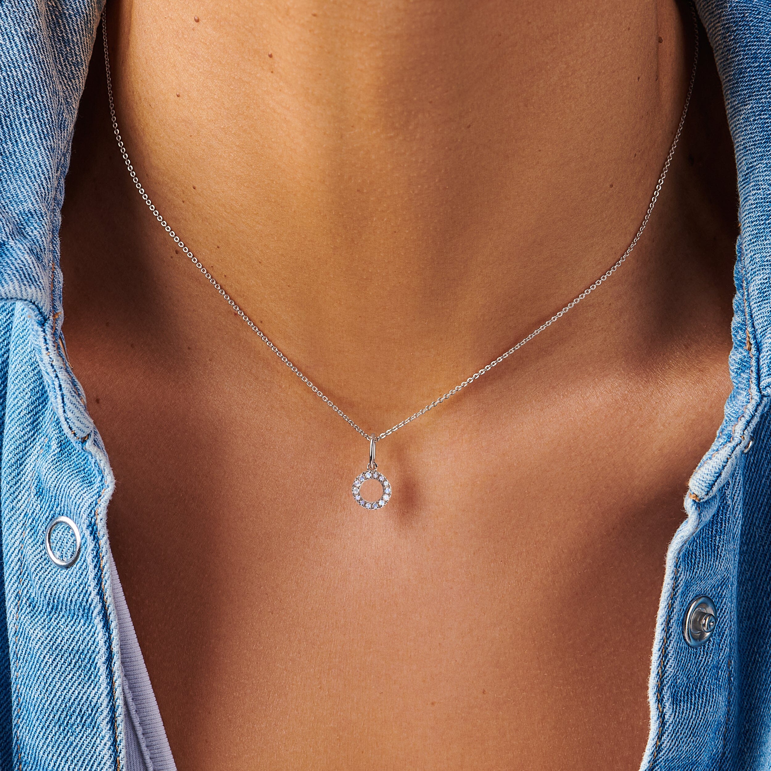 Moonstone Necklace - Alphabet - Image 30