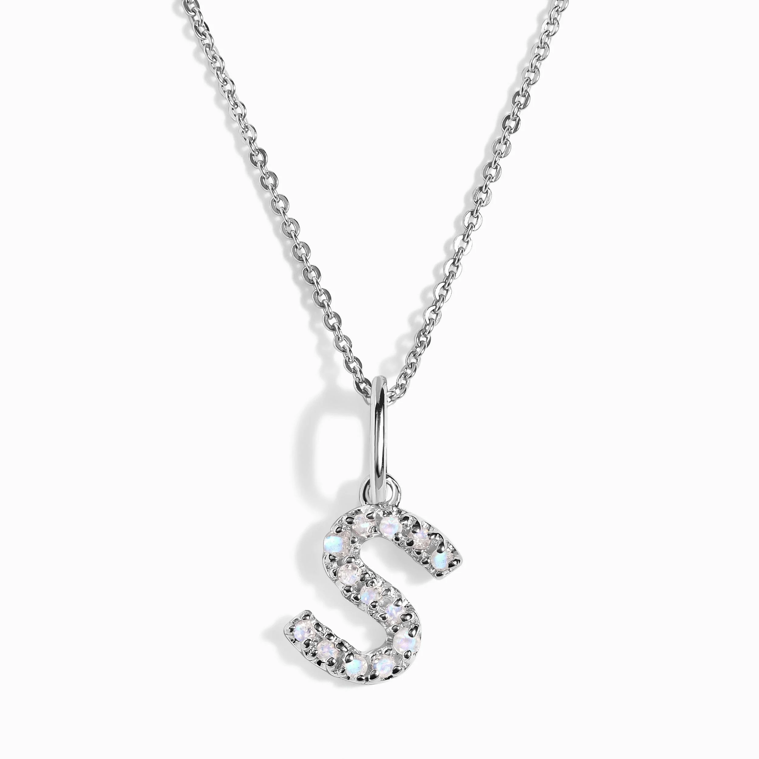 Moonstone Necklace - Alphabet - Image 37