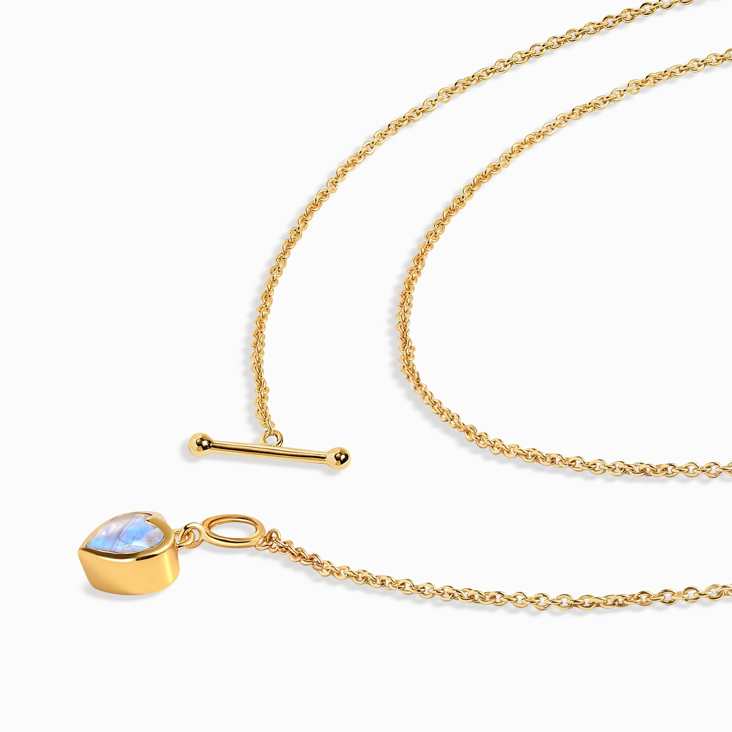 Moonstone Necklace - Big Love T-Lock - Image 13