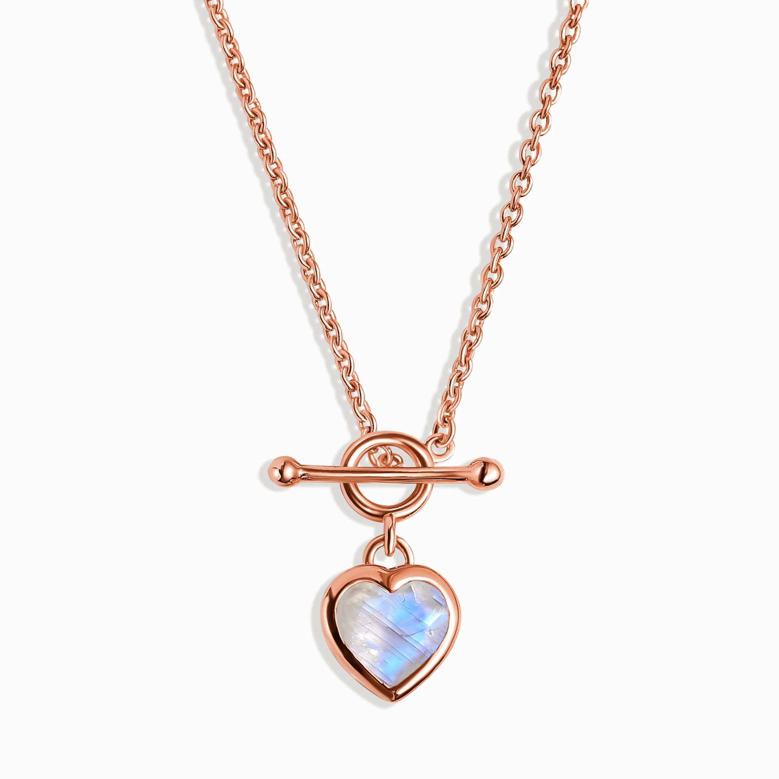 Moonstone Necklace - Big Love T-Lock - Image 3