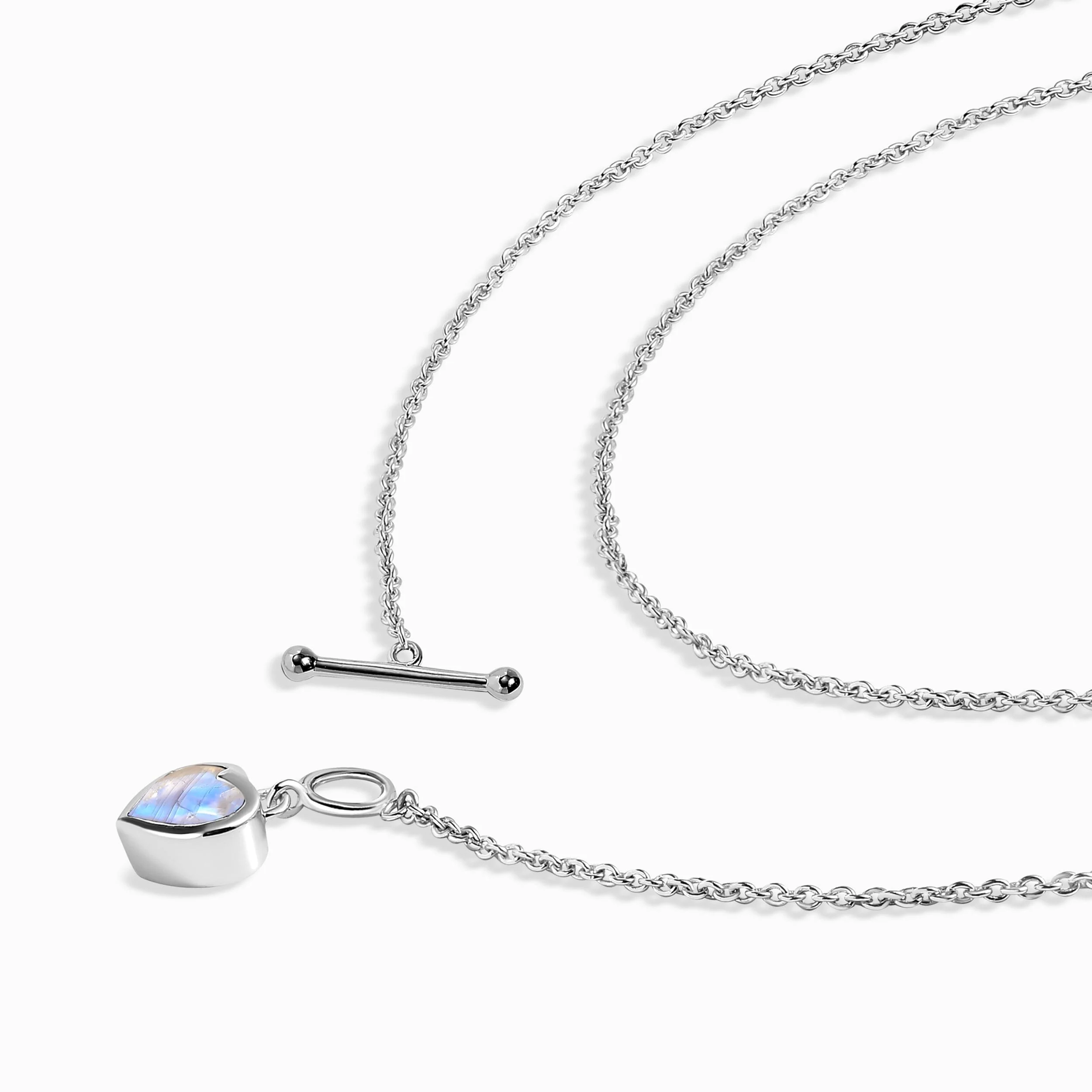 Moonstone Necklace - Big Love T-Lock - Image 9