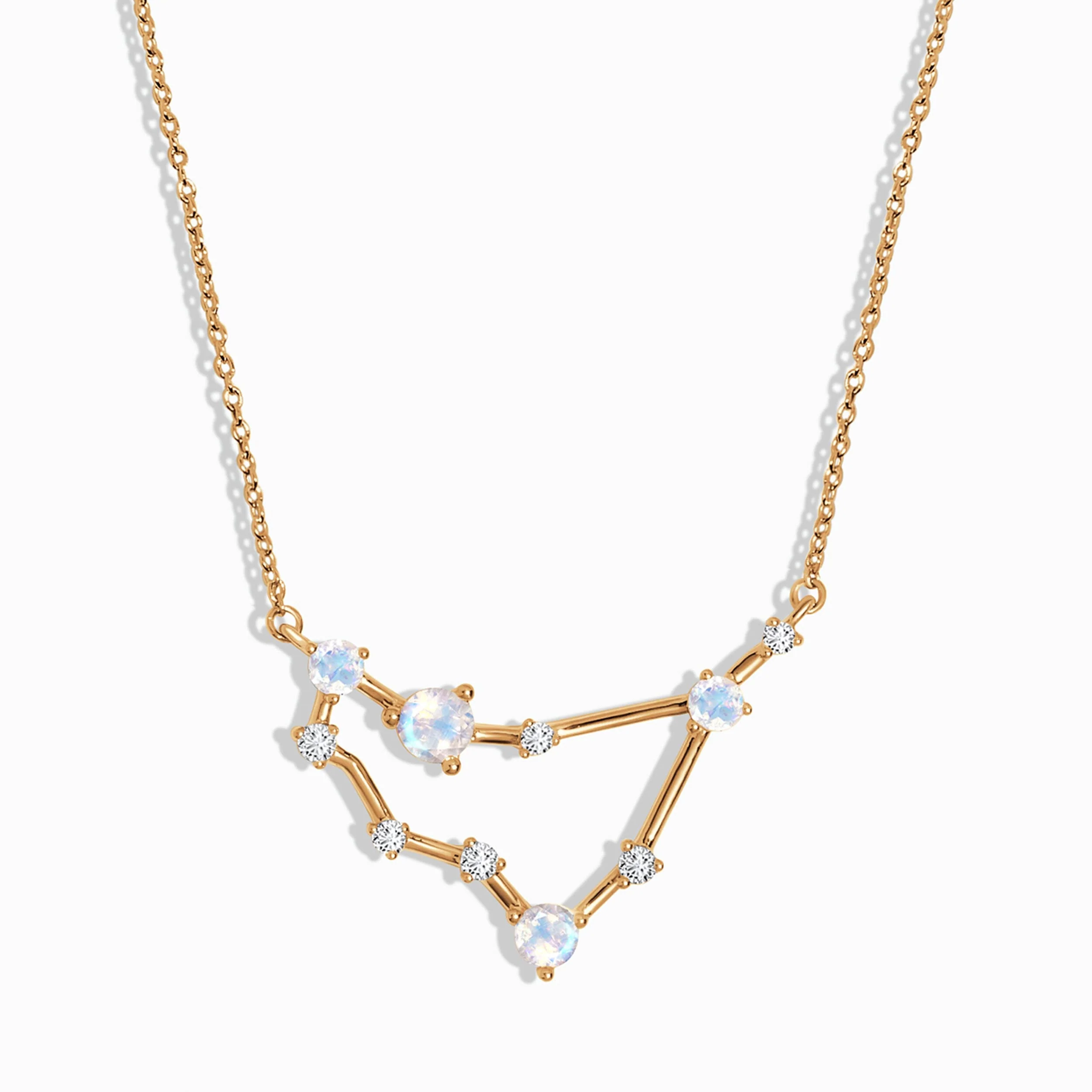 Moonstone Necklace - Capricorn Zodiac Constellation - Image 5
